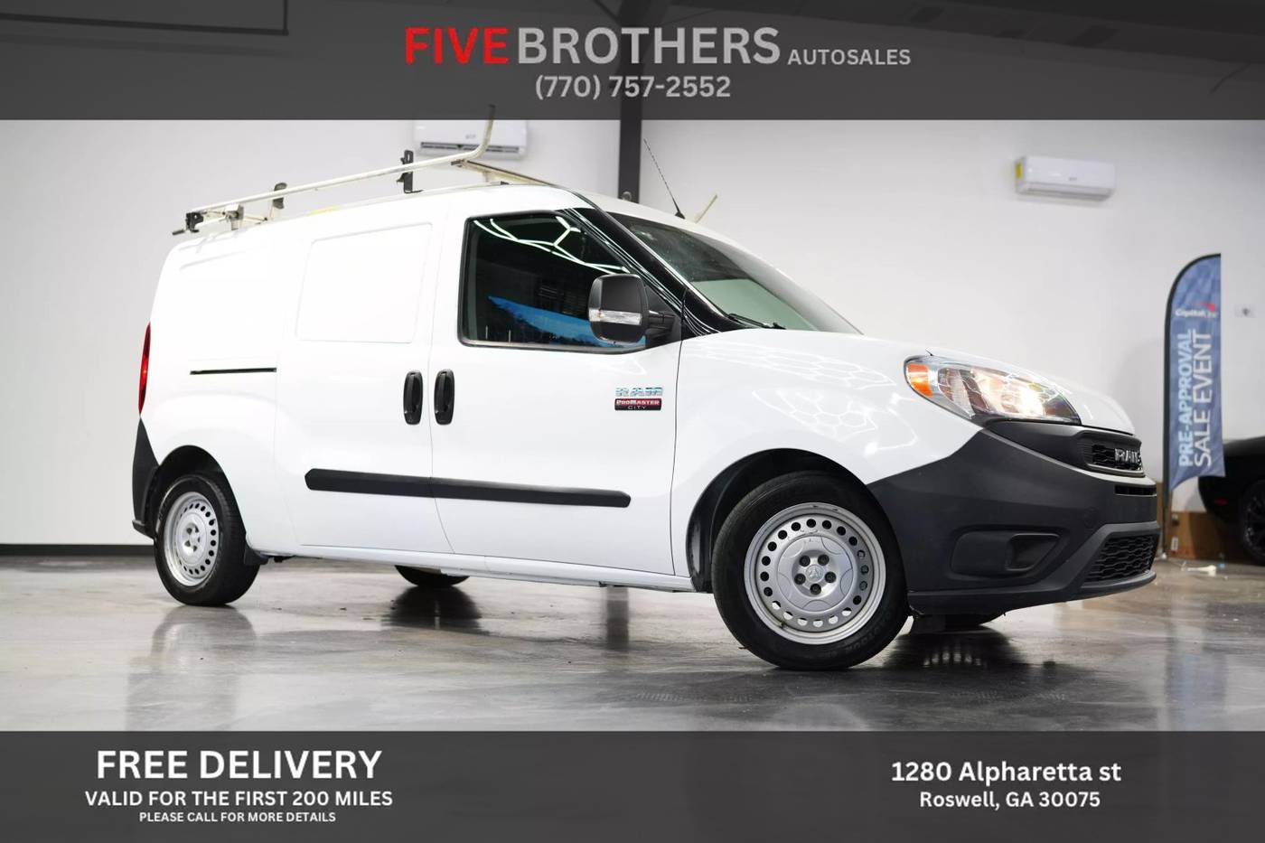 2021 Ram ProMaster City Cargo Van Tradesman — Cargo Van — 120,488 mi — Roswell, GA