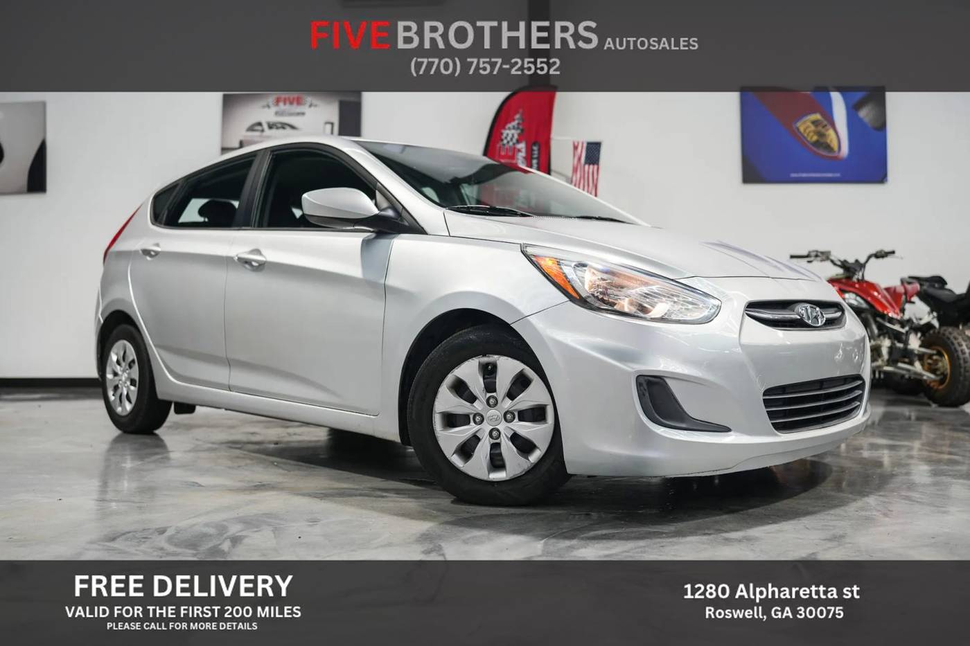 2015 Hyundai Accent GS — Hatchback — 116,721 mi — Roswell, GA