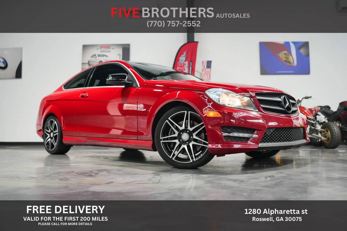 2013 Mercedes-Benz C-Class C 250 — Coupe — 71,587 mi — Roswell, GA