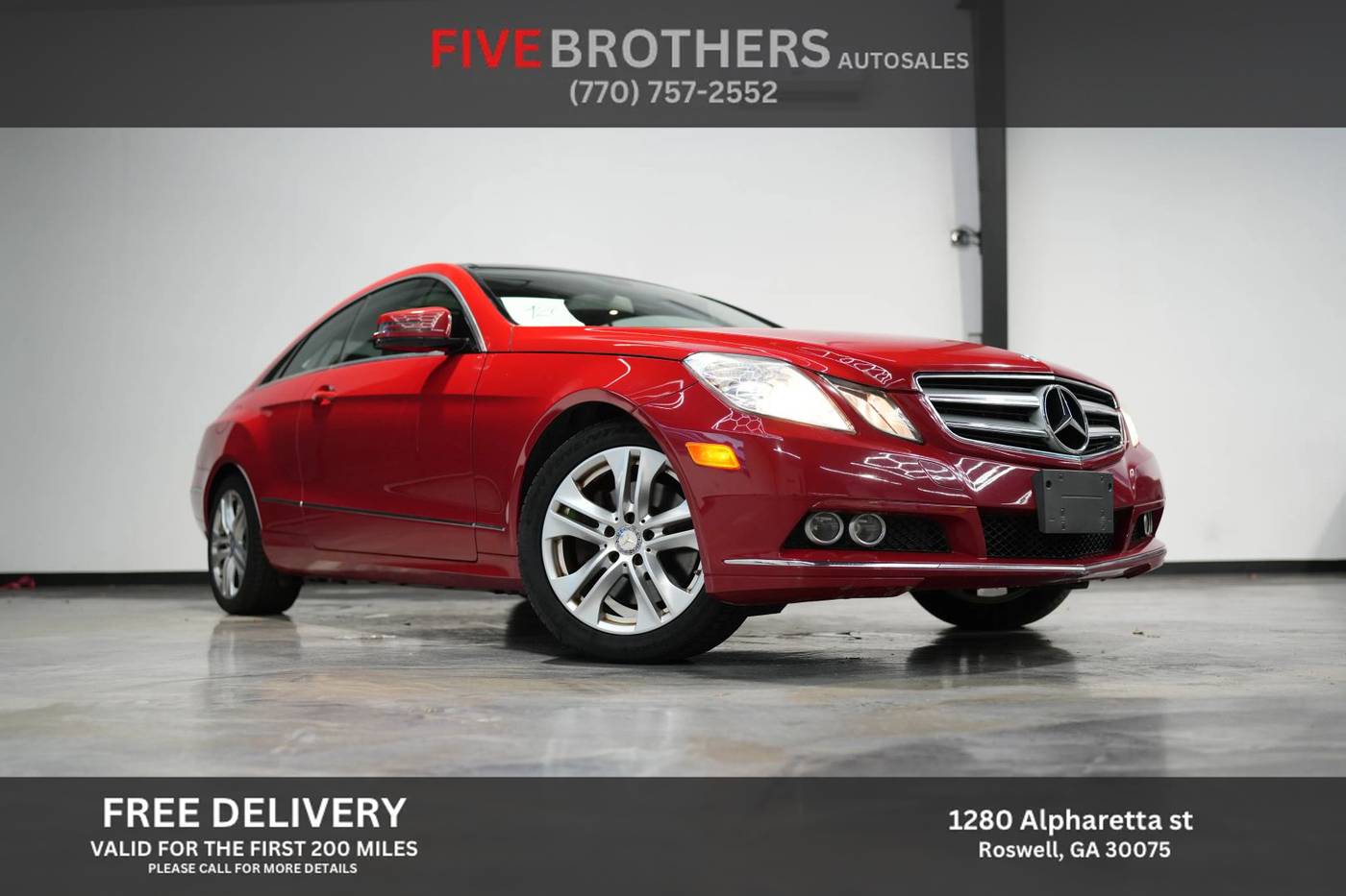 2011 Mercedes-Benz E-Class E 350 — Coupe — 120,955 mi — Roswell, GA