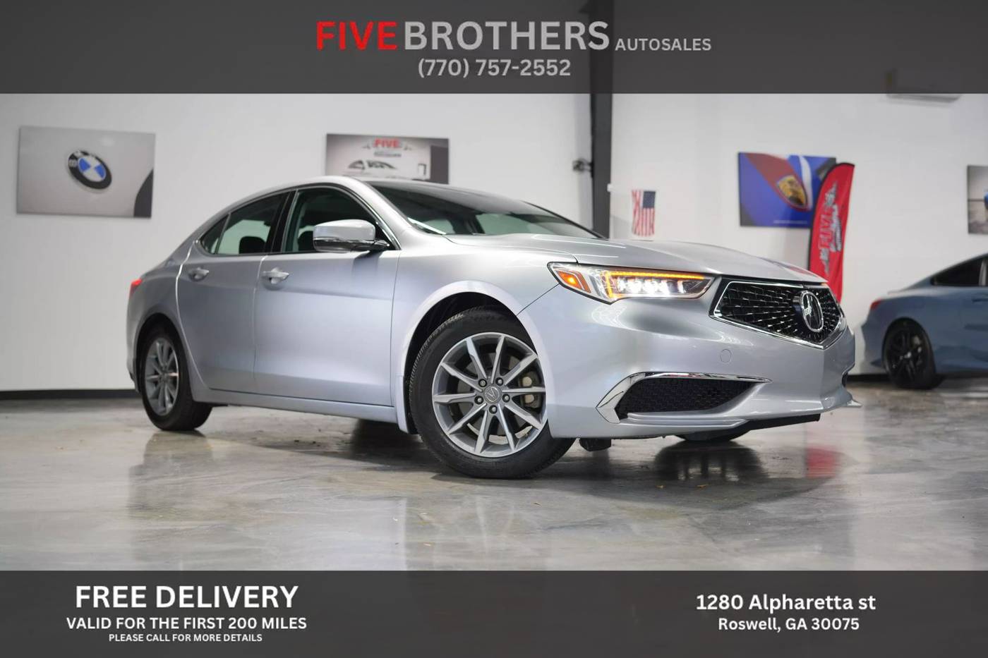 2018 Acura TLX Technology Package — Sedan — 55,752 mi — Roswell, GA