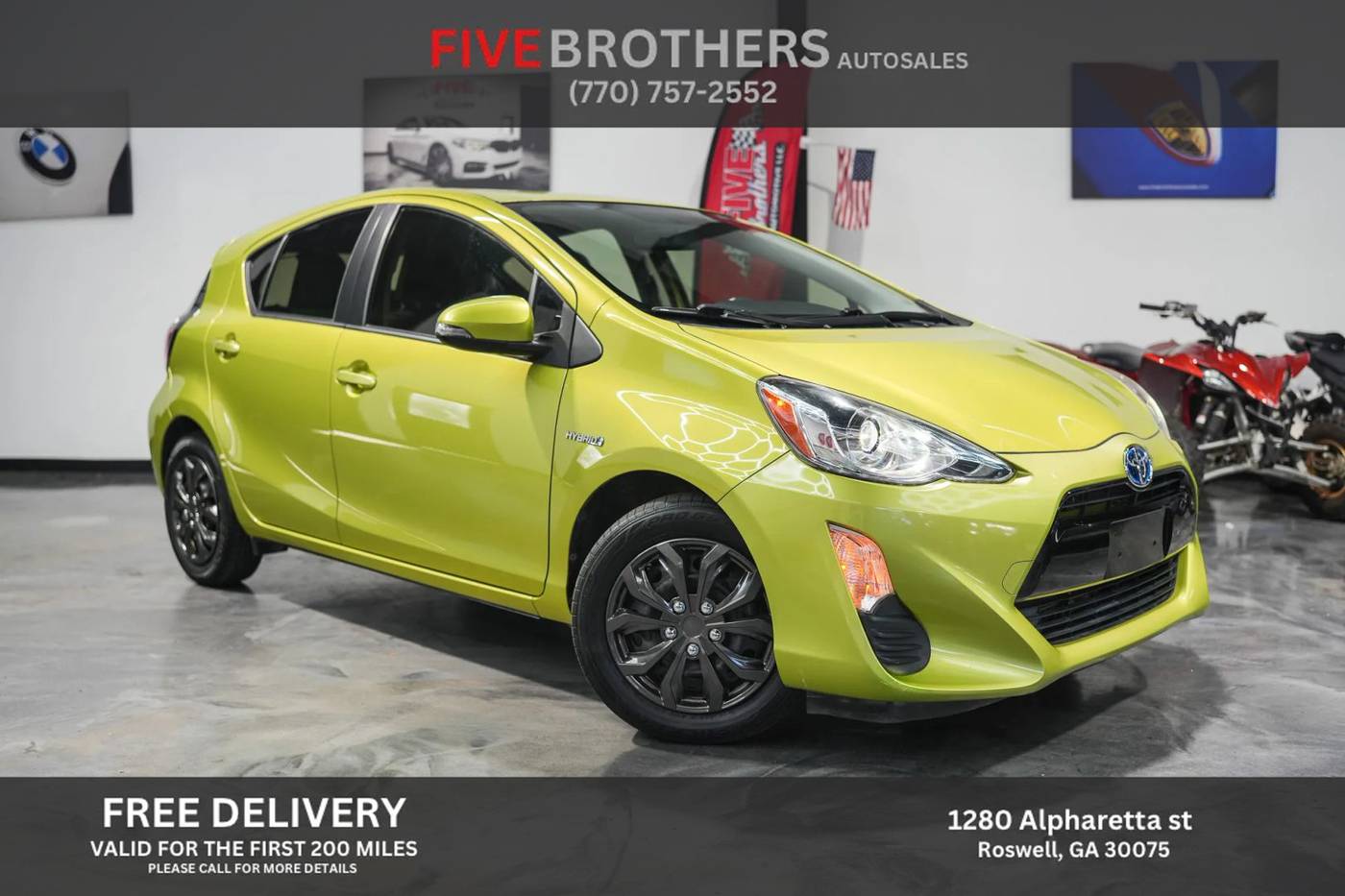 2016 Toyota Prius c One — Hatchback — 66,821 mi — Roswell, GA
