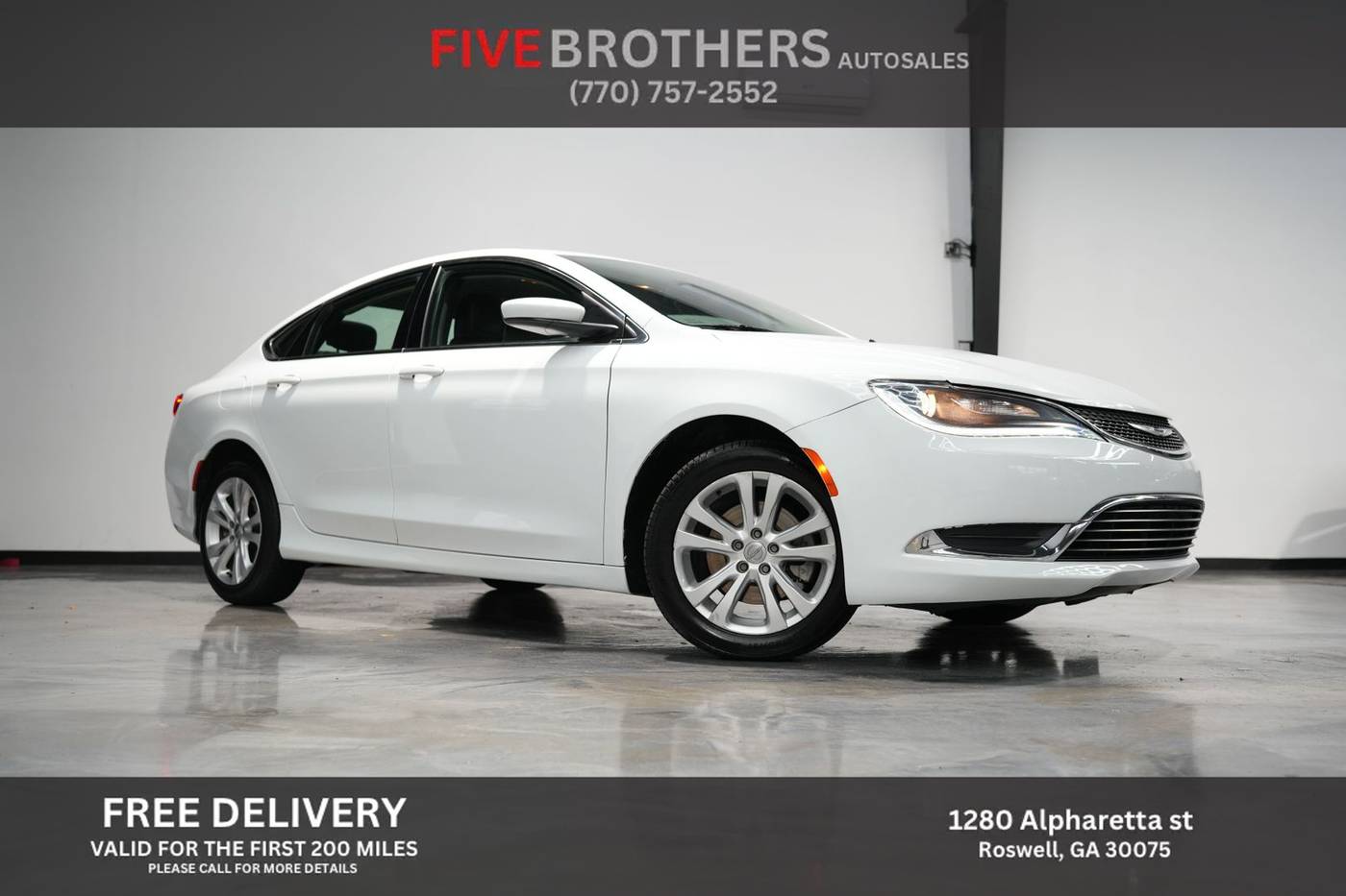 2017 Chrysler 200 Limited Platinum — Sedan — 163,491 mi — Roswell, GA