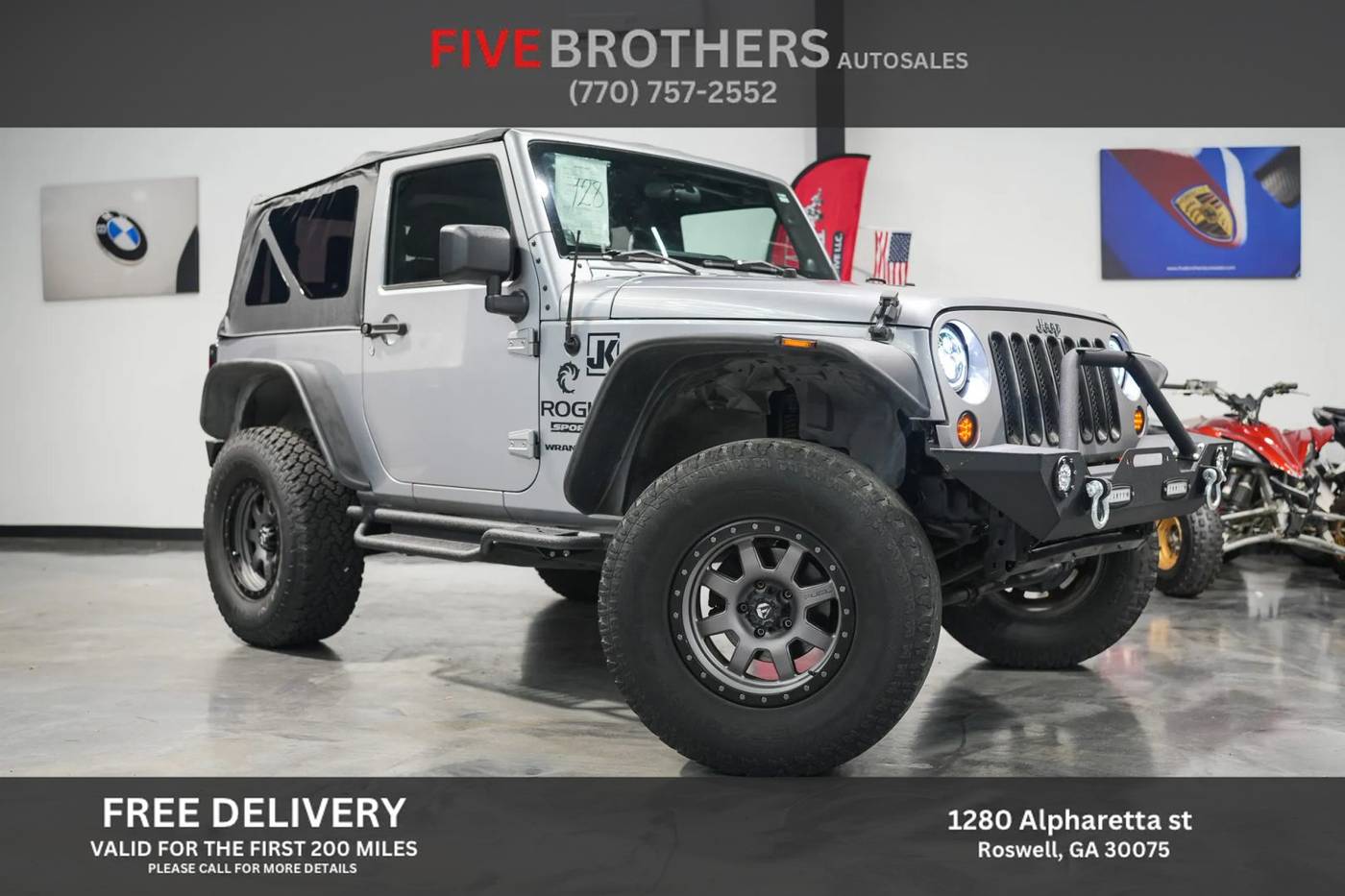 2013 Jeep Wrangler Sport — SUV — 128,063 mi — Roswell, GA