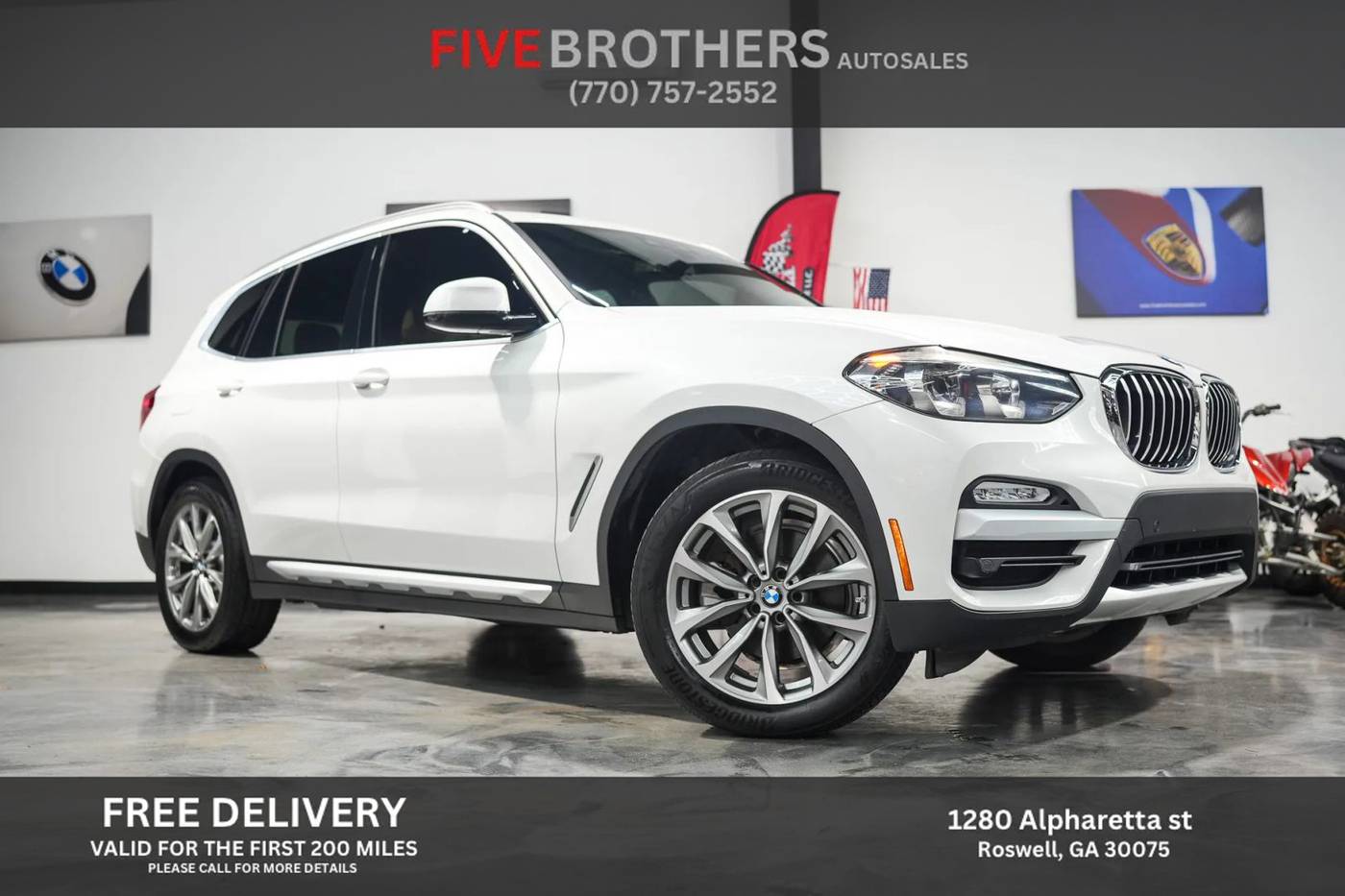2019 BMW X3 30i — SUV — 85,718 mi — Roswell, GA