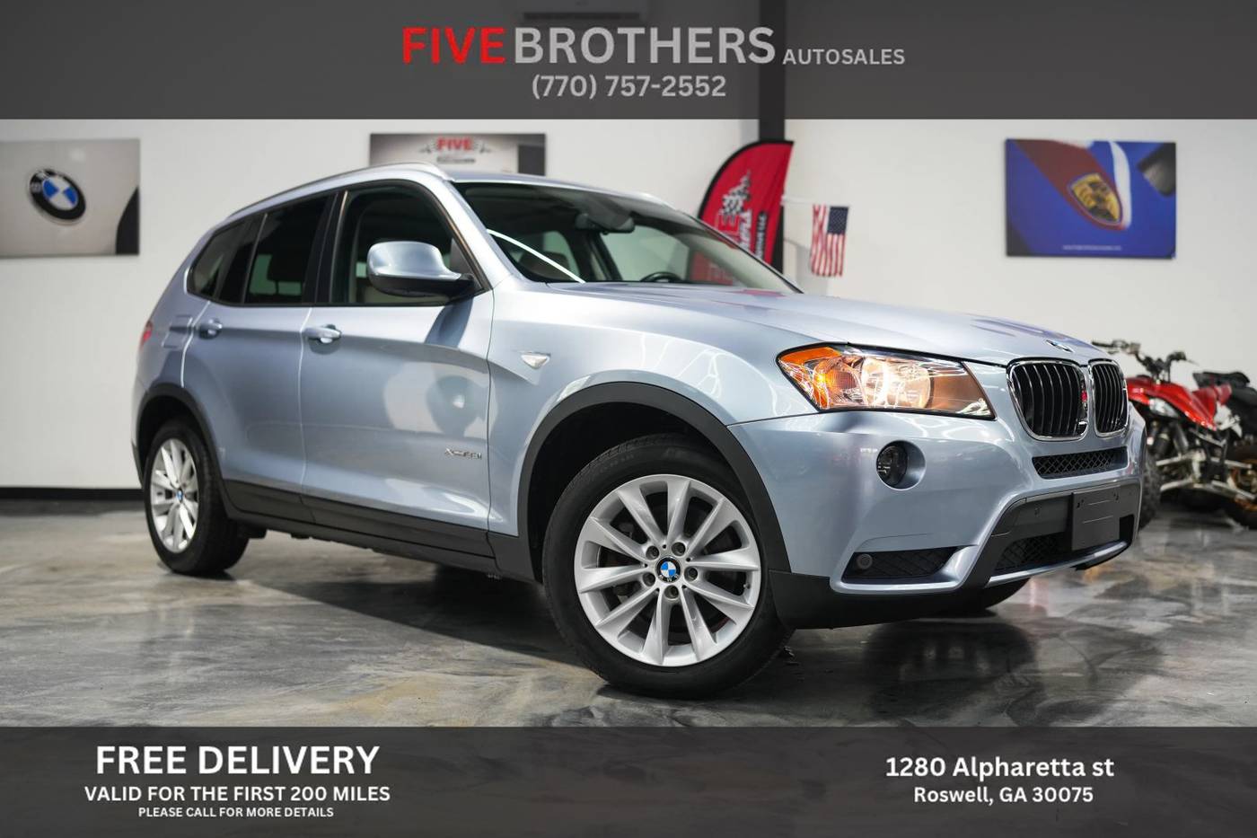 2013 BMW X3 28i — SUV — 82,481 mi — Roswell, GA
