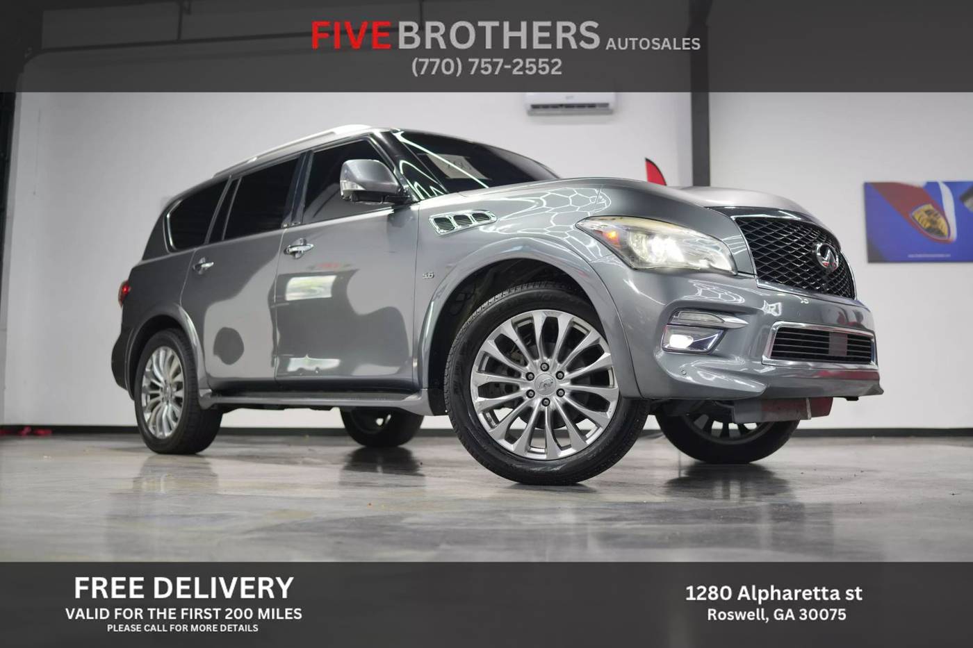 2016 INFINITI QX80 Standard — SUV — 200,162 mi — Roswell, GA