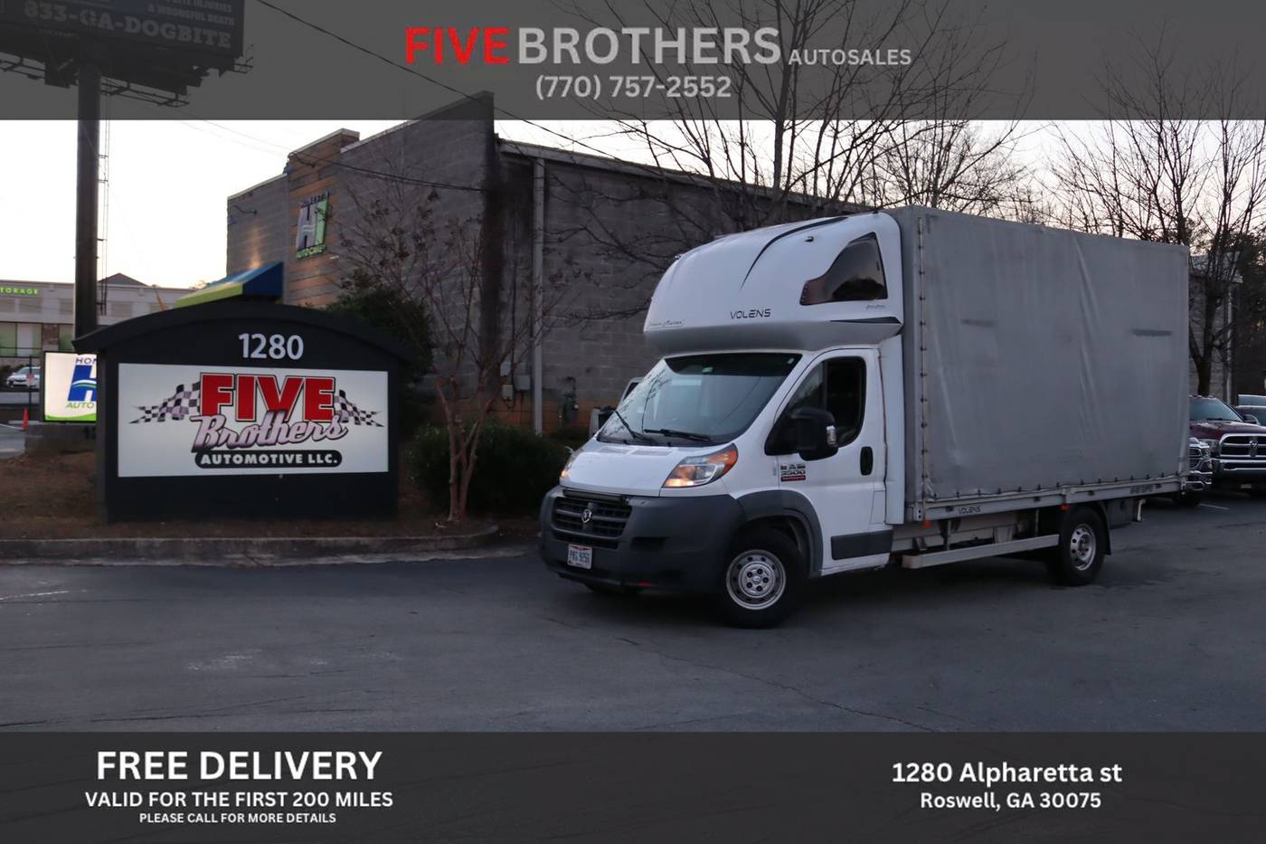 2018 Ram ProMaster Chassis Cab 3500 — Chassis Cab Truck — 330,773 mi — Roswell, GA