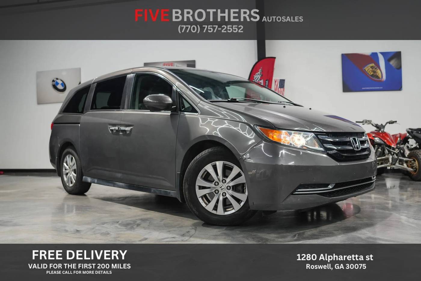 2017 Honda Odyssey EX-L — Minivan — 101,537 mi — Roswell, GA