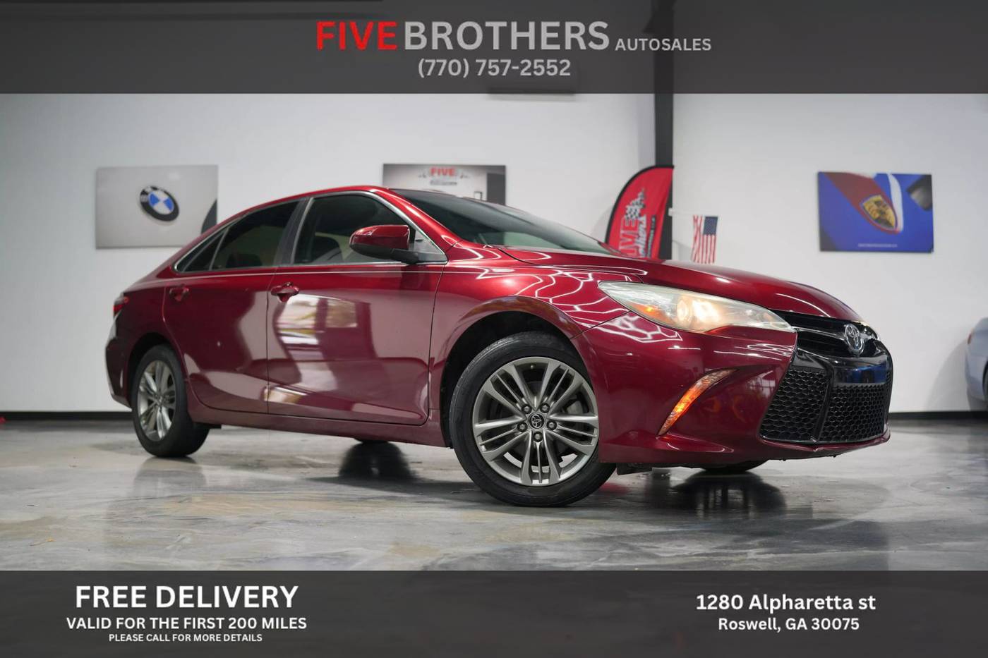 2016 Toyota Camry SE — Sedan — 53,702 mi — Roswell, GA