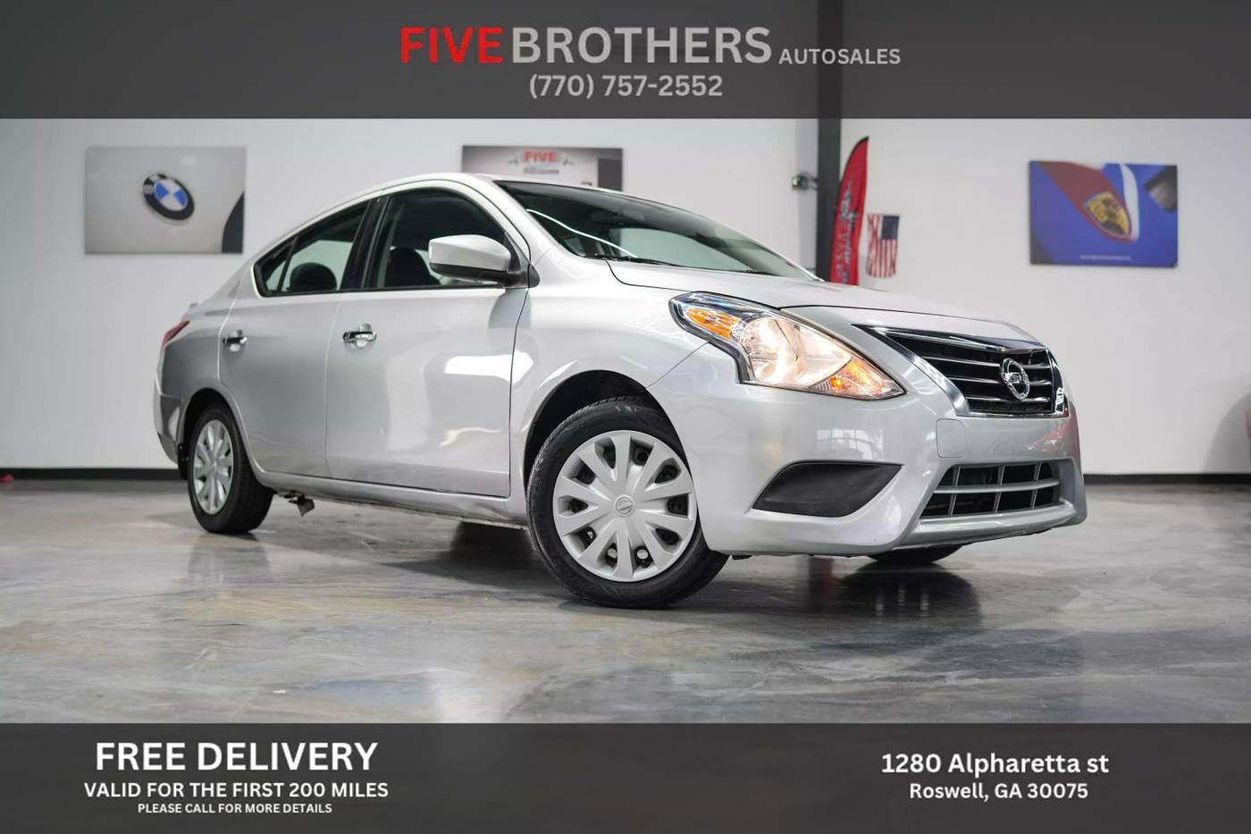 2019 Nissan Versa SV — Sedan — 82,439 mi — Roswell, GA