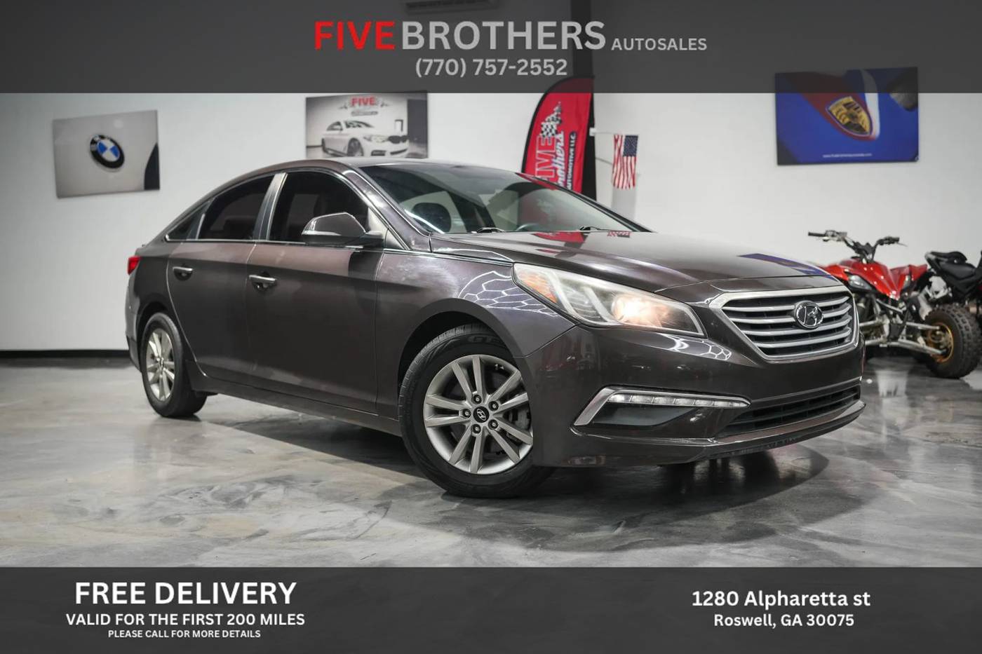 2015 Hyundai Sonata SE — Sedan — 128,609 mi — Roswell, GA