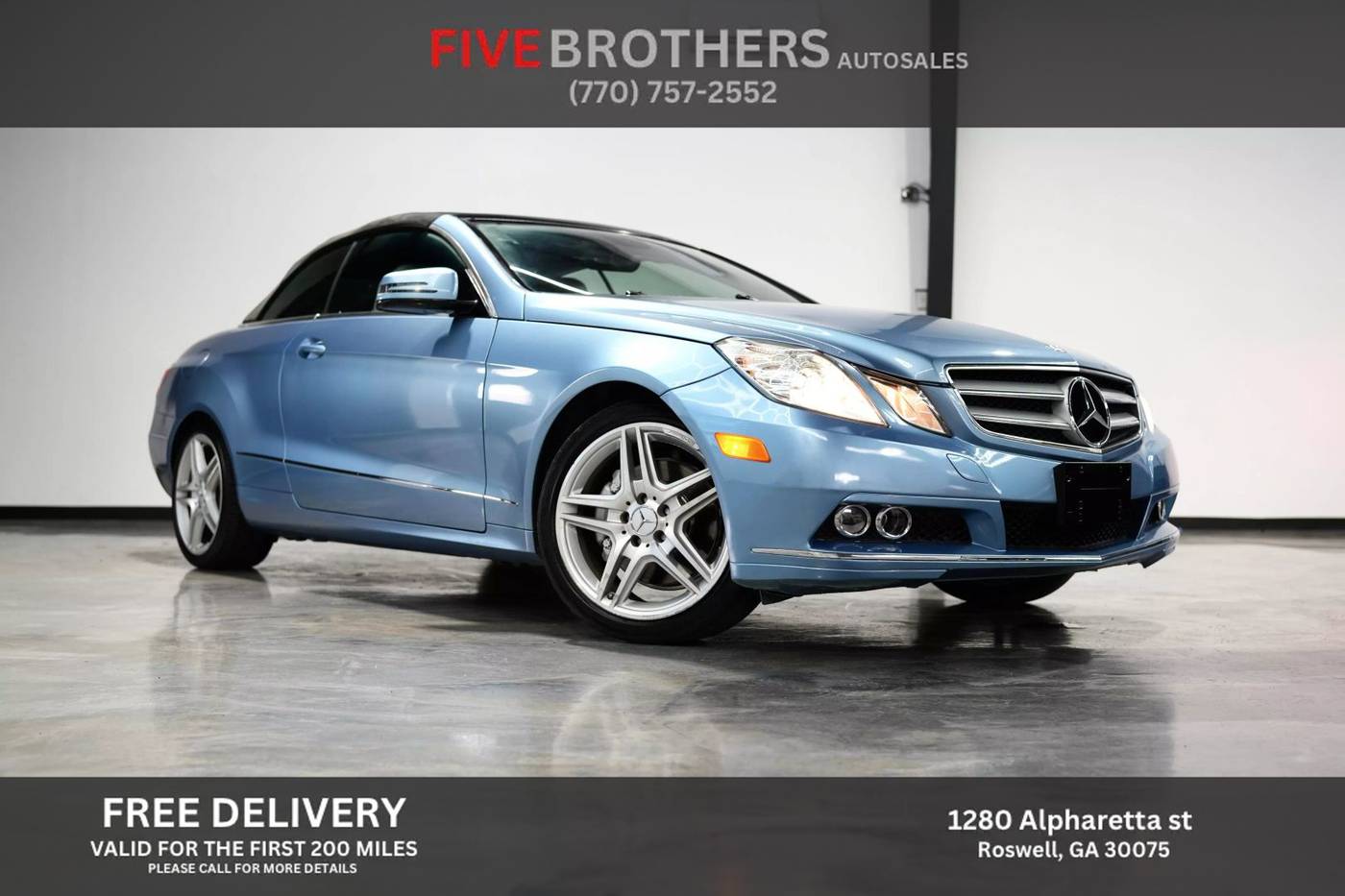 2011 Mercedes-Benz E-Class E 350 — Convertible — 135,609 mi — Roswell, GA