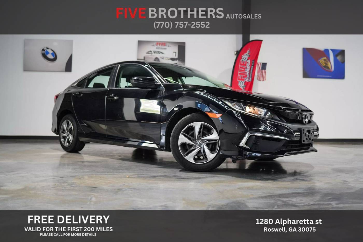 2019 Honda Civic LX — Sedan — 46,073 mi — Roswell, GA