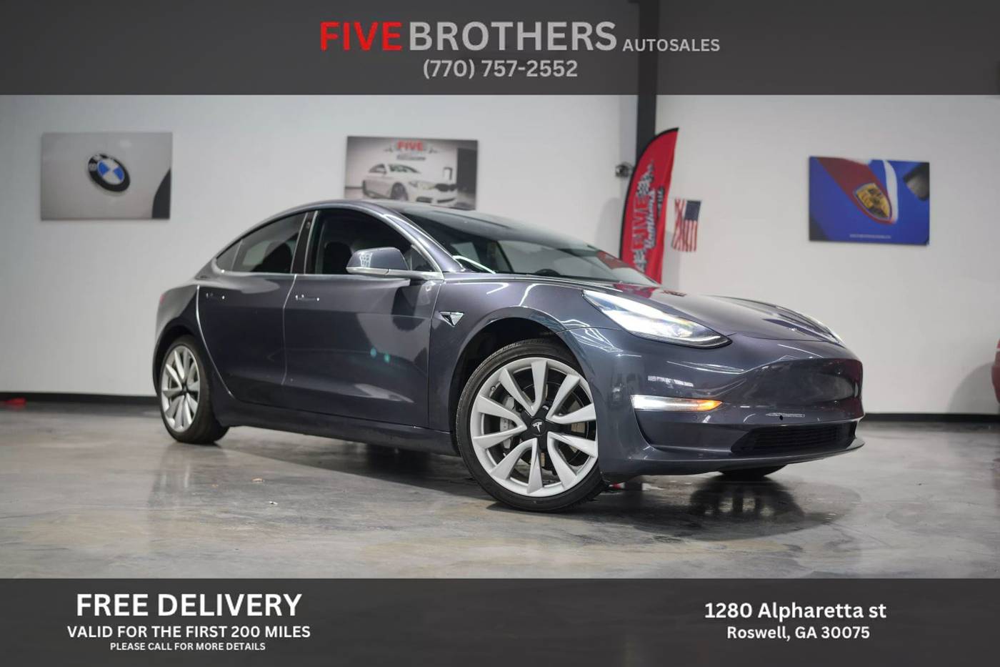 2018 Tesla Model 3 Mid Range — Sedan — 139,184 mi — Roswell, GA