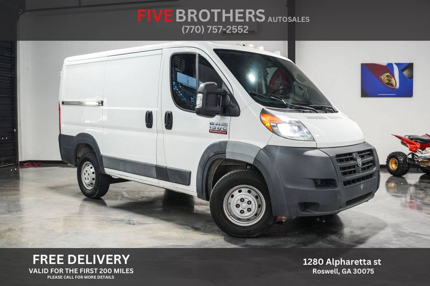 2017 Ram ProMaster Cargo Van 1500 — Cargo Van — 167,788 mi — Roswell, GA