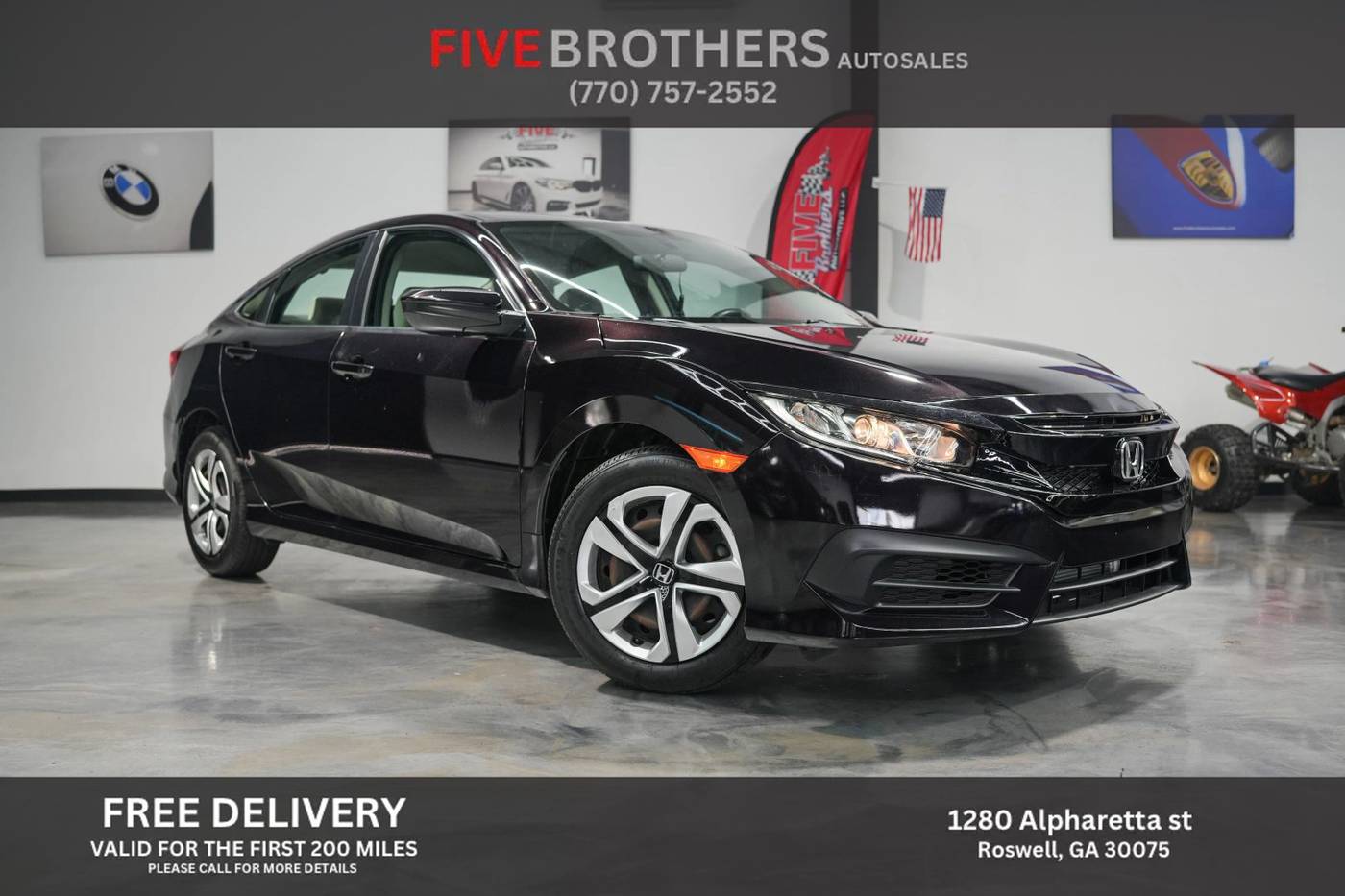 2016 Honda Civic LX — Sedan — 35,469 mi — Roswell, GA