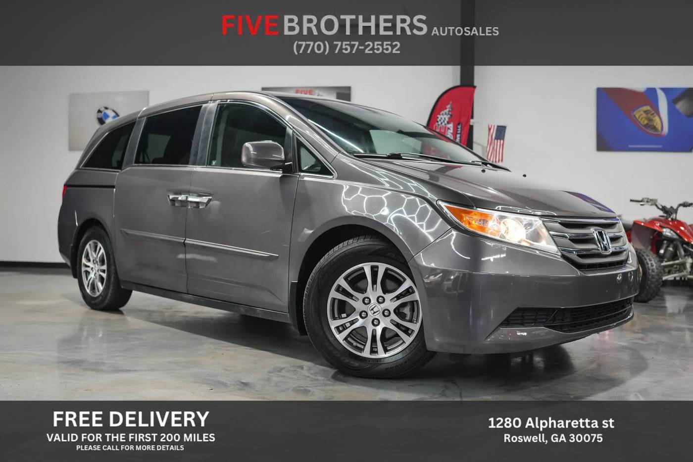 2012 Honda Odyssey EX-L — Minivan — 87,040 mi — Roswell, GA
