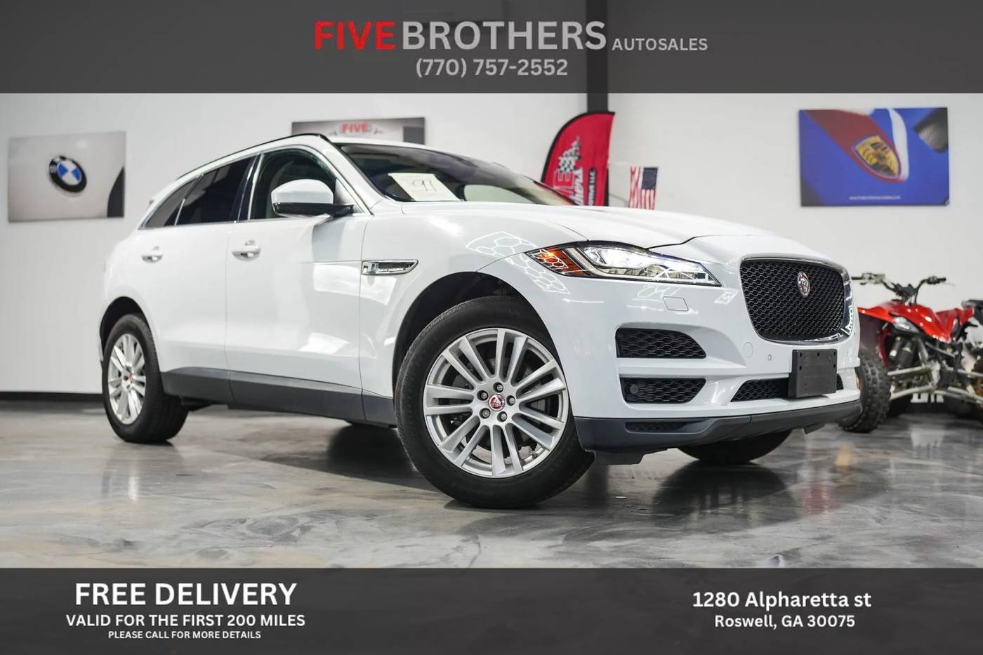 2017 Jaguar F-PACE Prestige — SUV — 91,177 mi — Roswell, GA