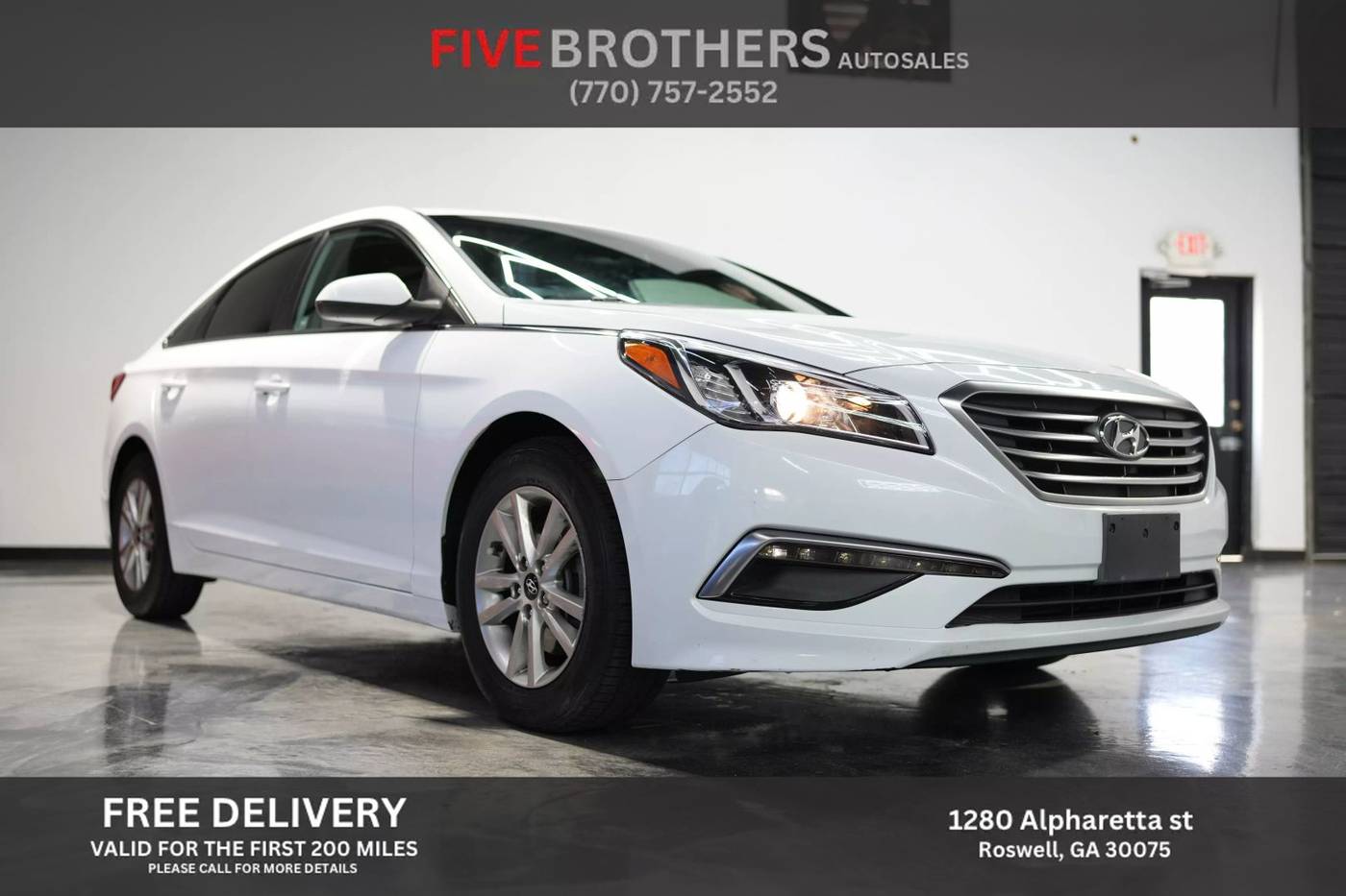 2015 Hyundai Sonata SE — Sedan — 63,192 mi — Roswell, GA