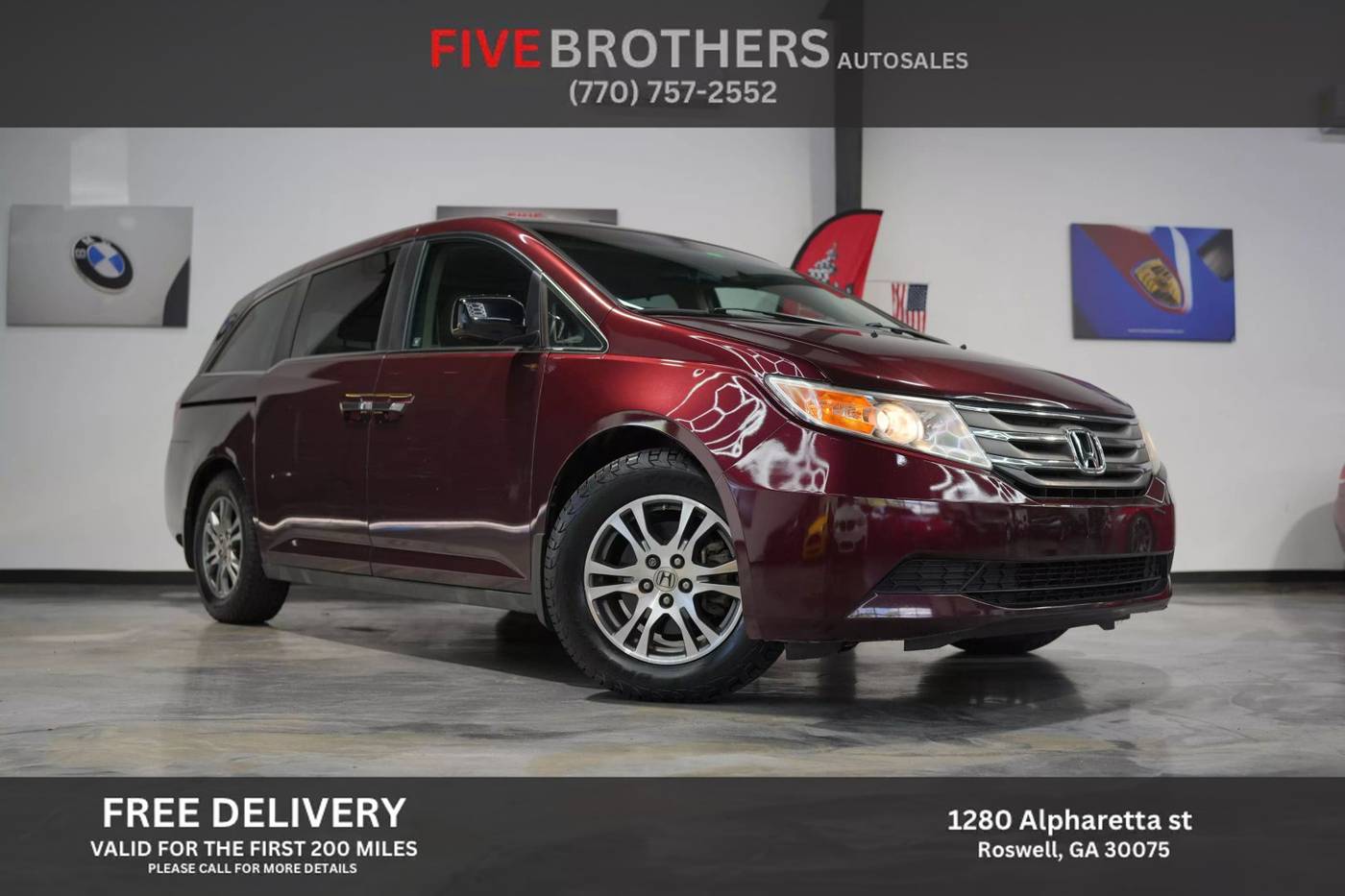2012 Honda Odyssey EX-L — Minivan — 93,085 mi — Roswell, GA