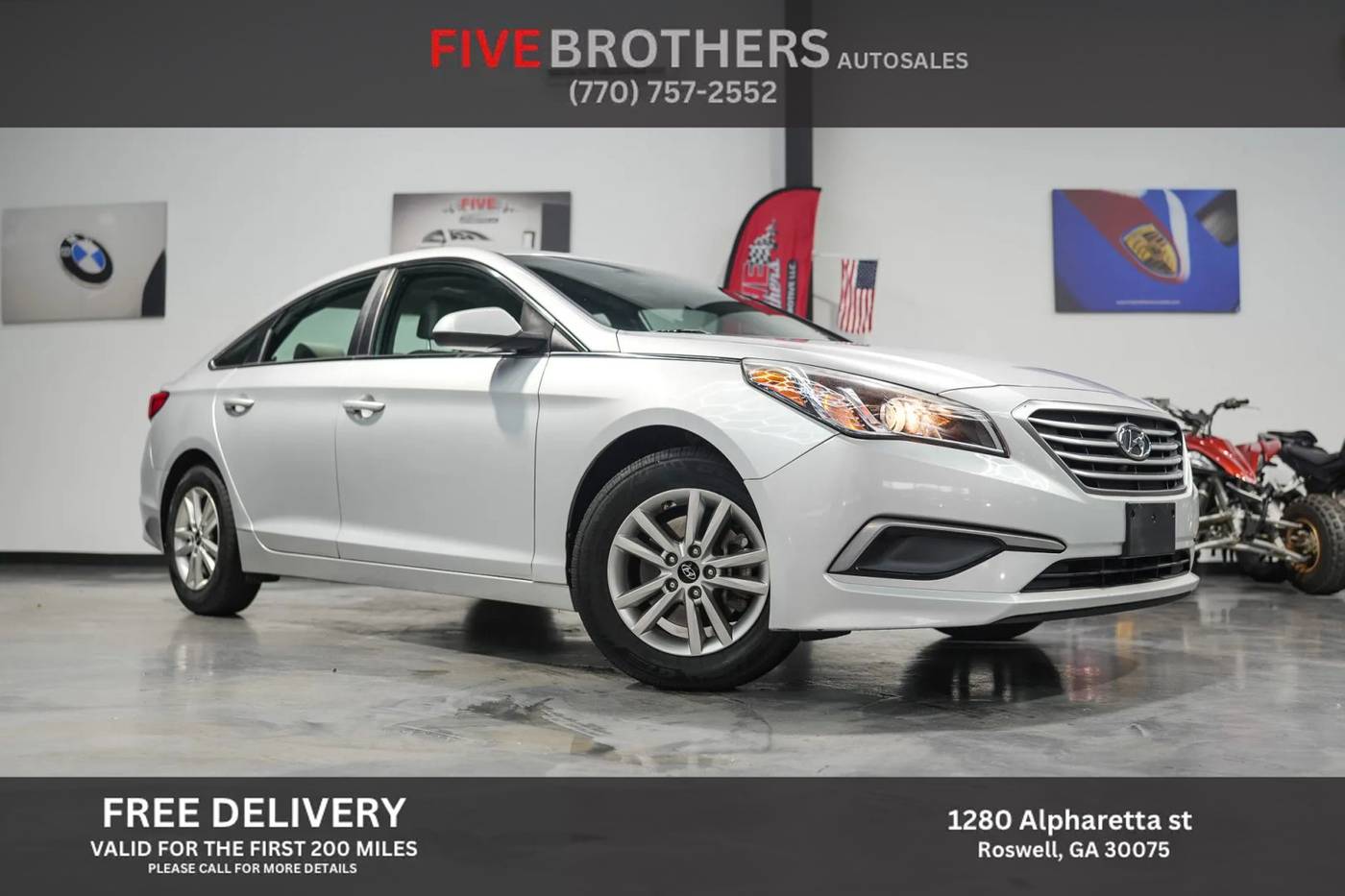 2016 Hyundai Sonata SE — Sedan — 122,366 mi — Roswell, GA