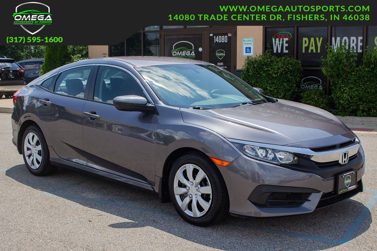 2018 Honda Civic LX — Sedan — 60,265 mi — Fishers, IN