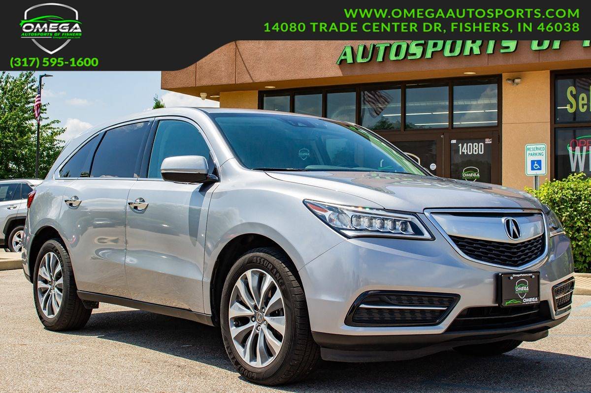 2016 Acura MDX Technology with Entertainment Package — SUV — 90,825 mi — Fishers, IN
