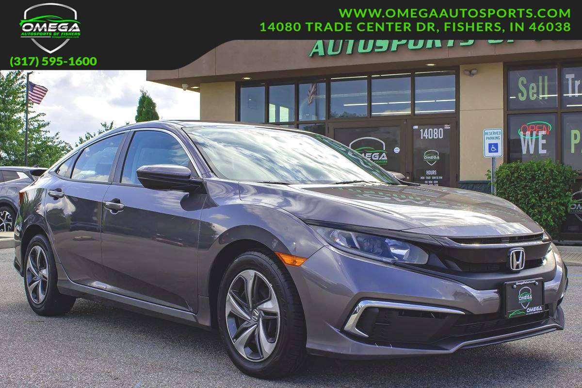 2020 Honda Civic LX — Sedan — 54,680 mi — Fishers, IN
