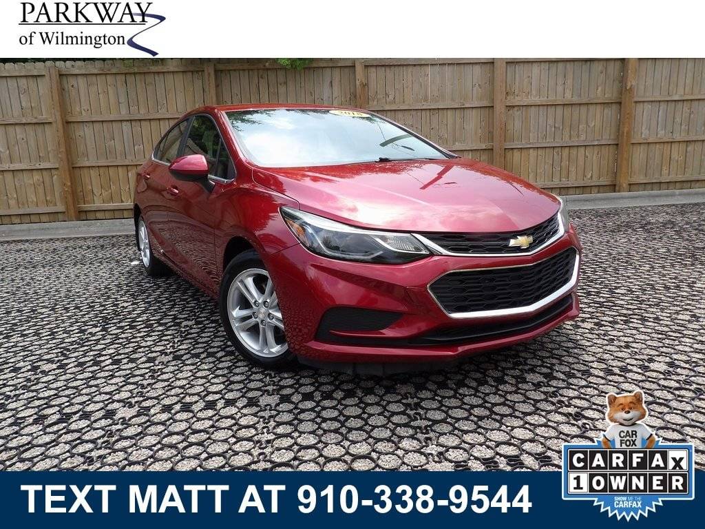 2018 Chevrolet Cruze LT — Sedan — 70,512 mi — Wilmington, NC