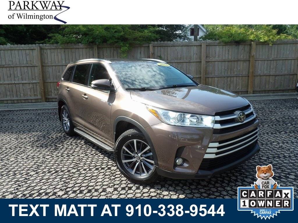 2018 Toyota Highlander XLE — SUV — 72,169 mi — Wilmington, NC