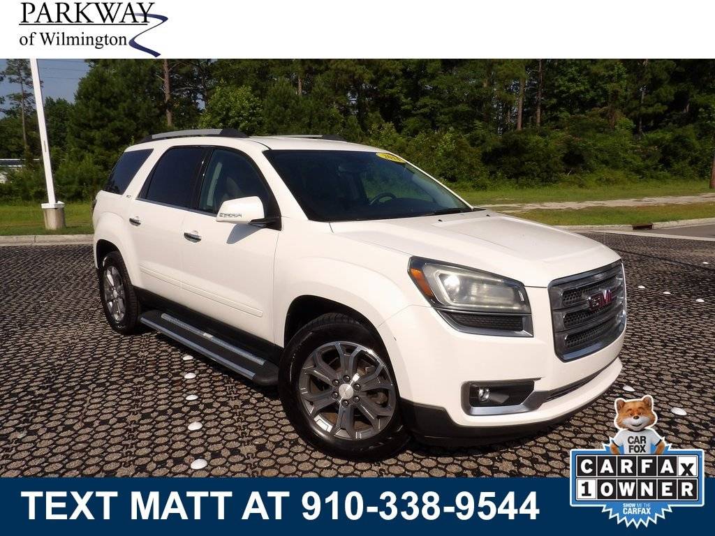 2014 GMC Acadia SLT — SUV — 43,329 mi — Wilmington, NC
