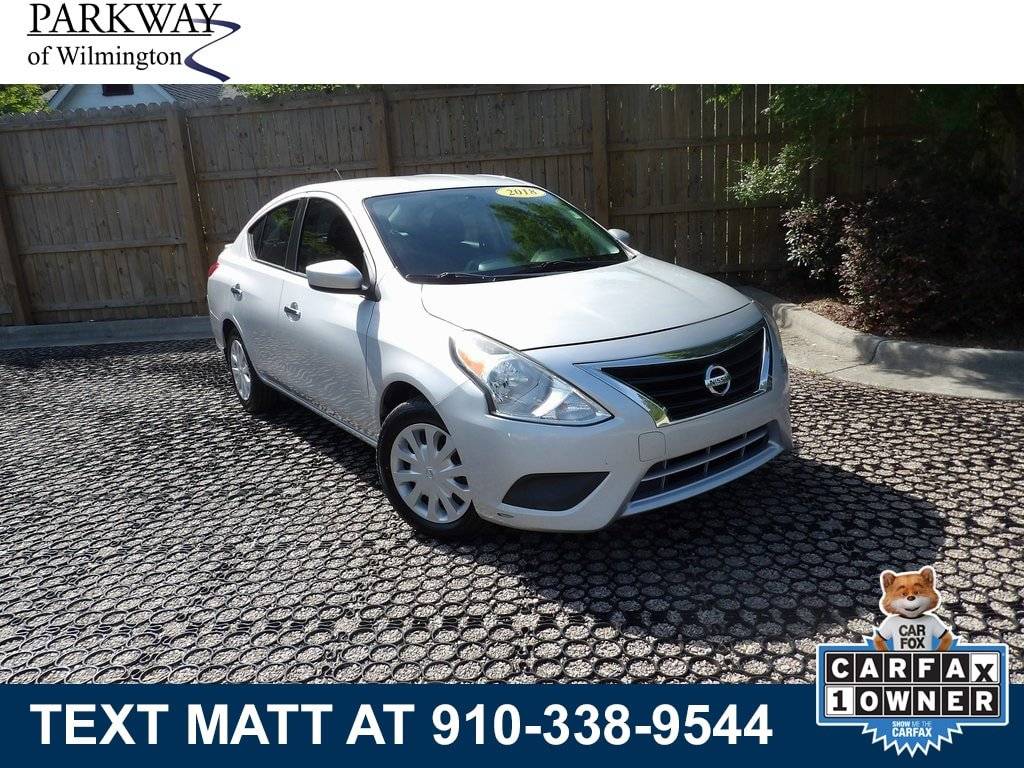 2018 Nissan Versa SV — Sedan — 74,641 mi — Wilmington, NC