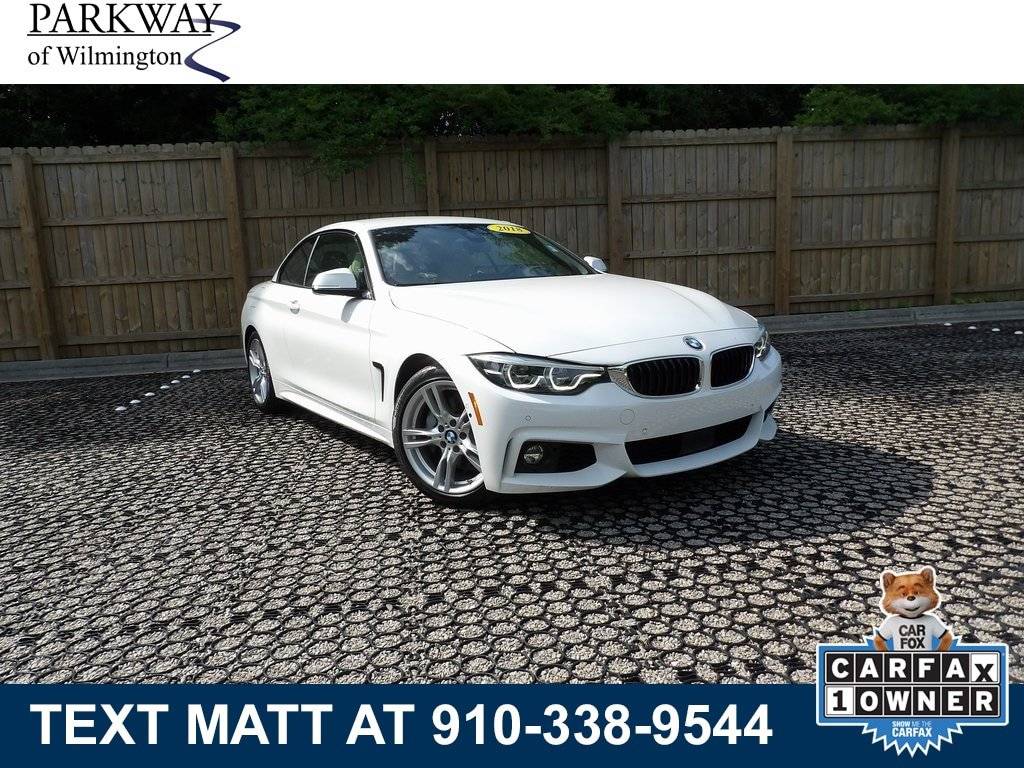 2018 BMW 4 Series 440i — Convertible — 30,505 mi — Wilmington, NC