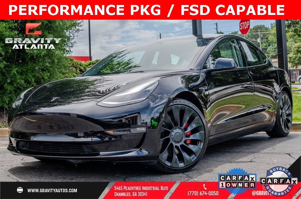 2022 Tesla Model 3 Performance — Sedan — 34,155 mi — Chamblee, GA