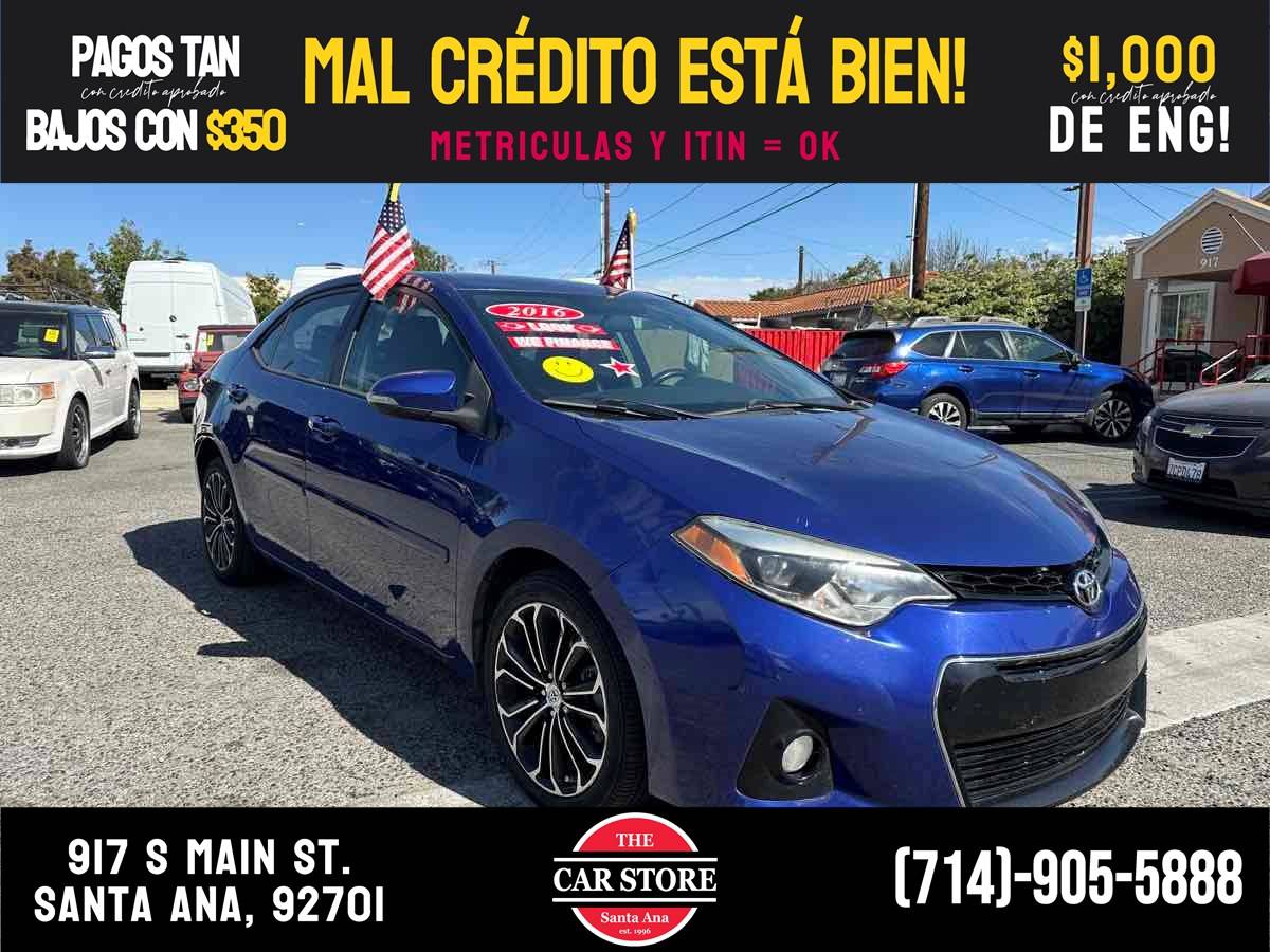 2016 Toyota Corolla S Plus — Sedan — 149,835 mi — Santa Ana, CA