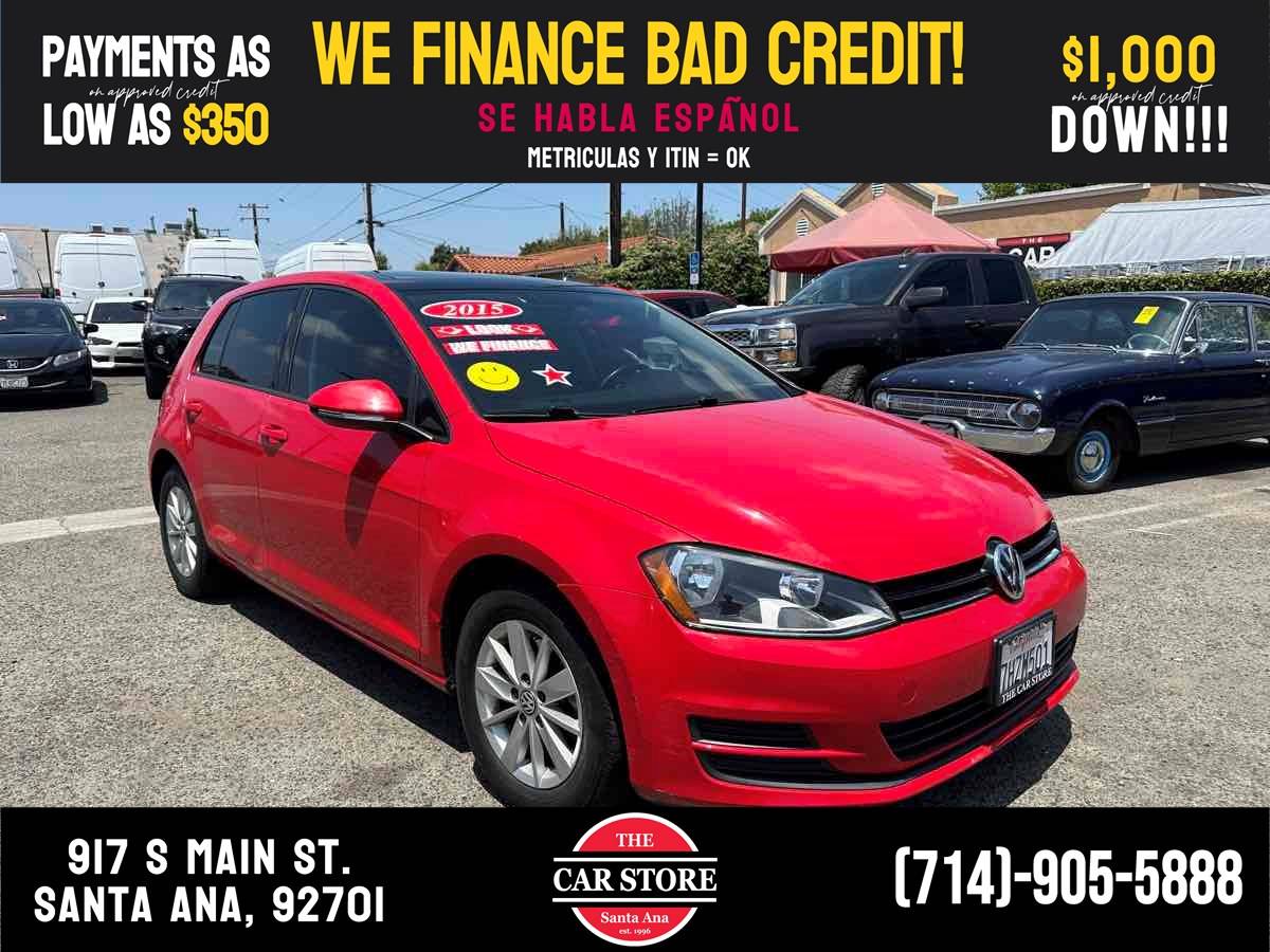 2015 Volkswagen Golf TSI S — Hatchback — 60,336 mi — Santa Ana, CA
