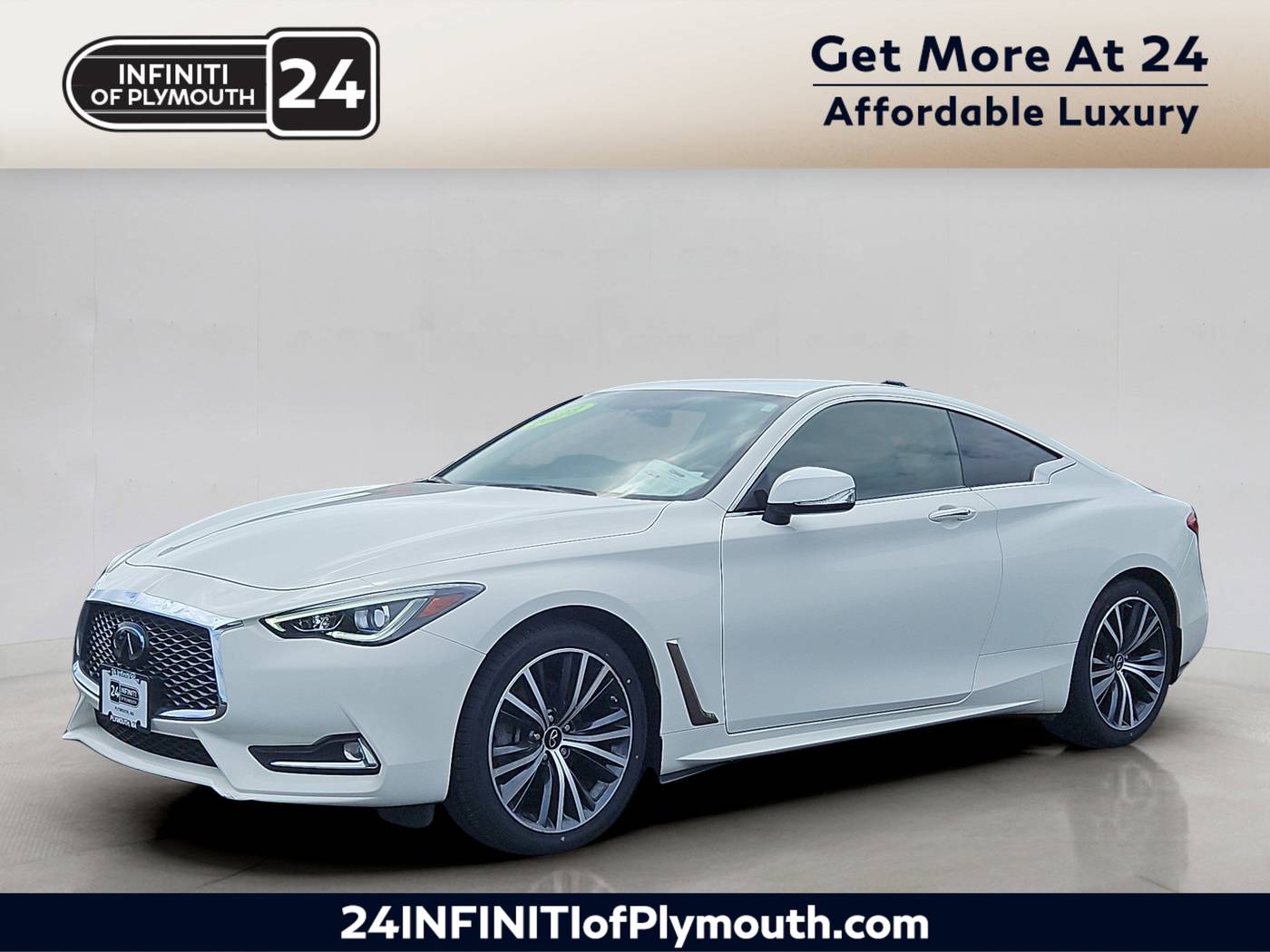 2022 INFINITI Q60 PURE — Coupe — 30,470 mi — Plymouth, MA