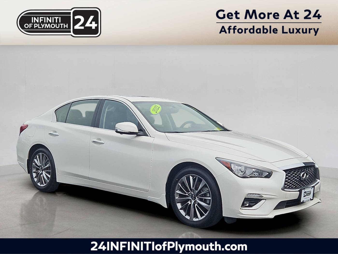 2022 INFINITI Q50 LUXE — Sedan — 22,541 mi — Plymouth, MA