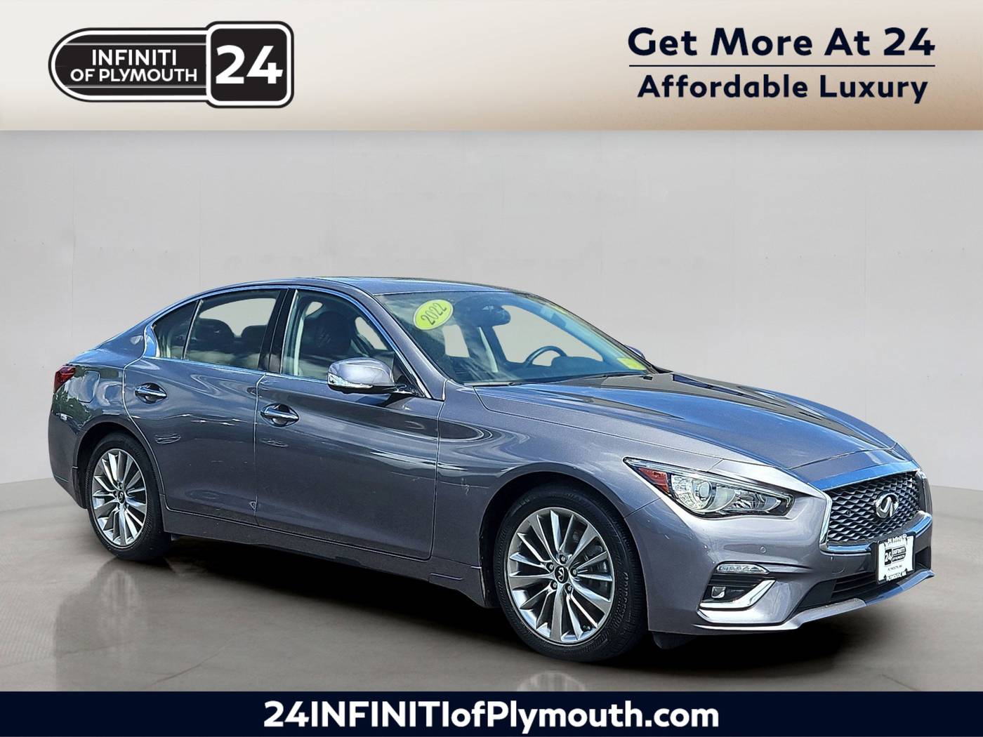 2022 INFINITI Q50 LUXE — Sedan — 48,523 mi — Plymouth, MA