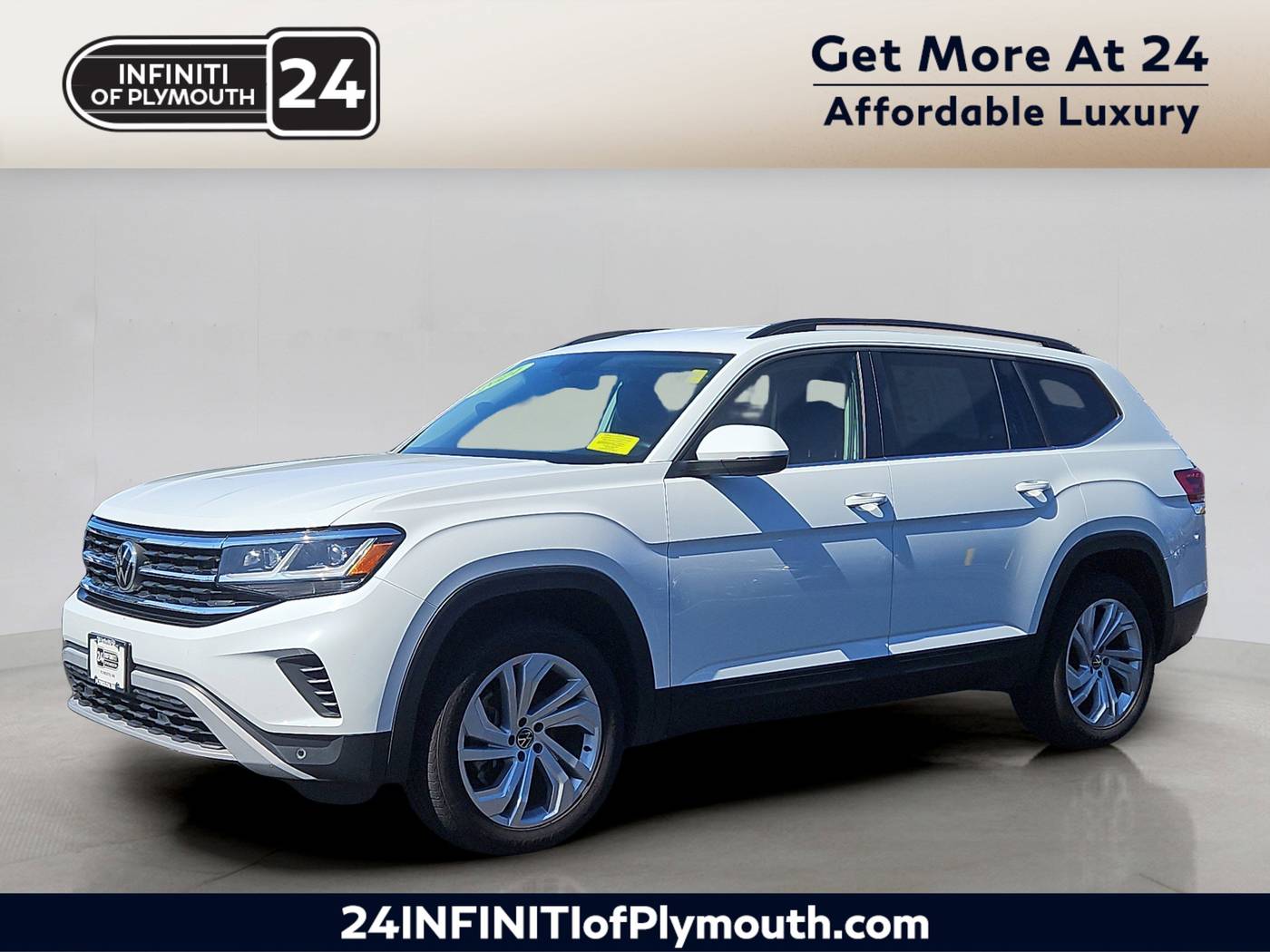 2021 Volkswagen Atlas SE with Technology — SUV — 92,619 mi — Plymouth, MA