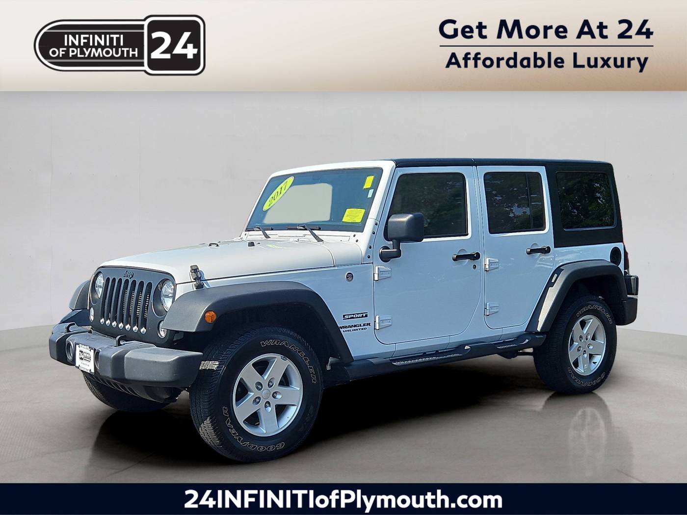 2017 Jeep Wrangler Sport — SUV — 88,172 mi — Plymouth, MA