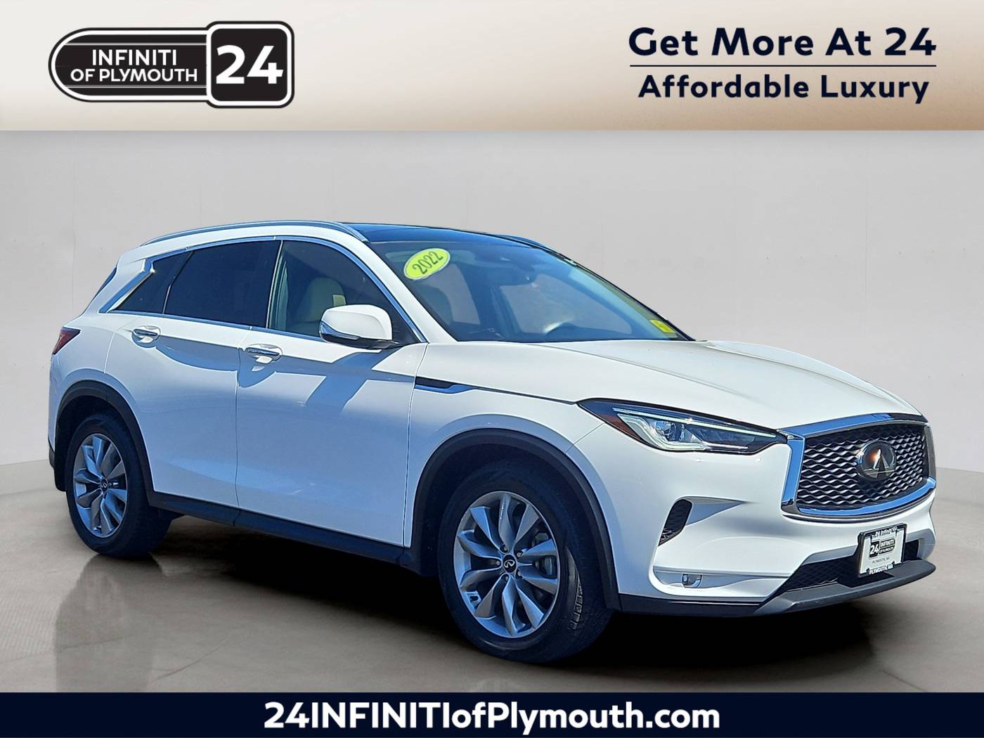 2022 INFINITI QX50 LUXE — SUV — 30,413 mi — Plymouth, MA