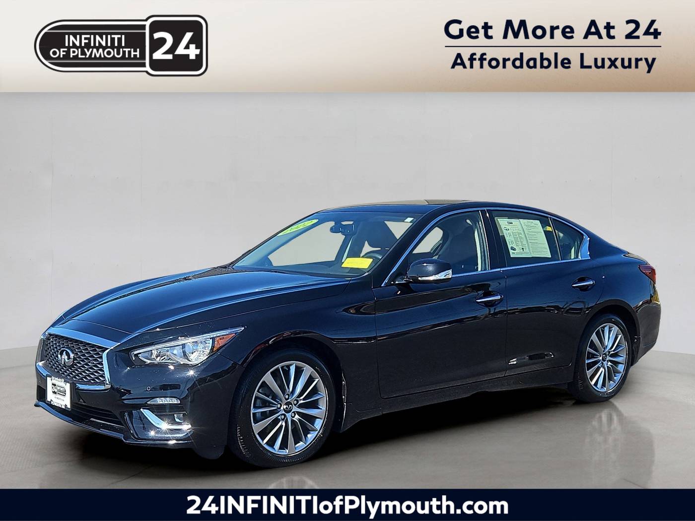 2022 INFINITI Q50 LUXE — Sedan — 40,535 mi — Plymouth, MA