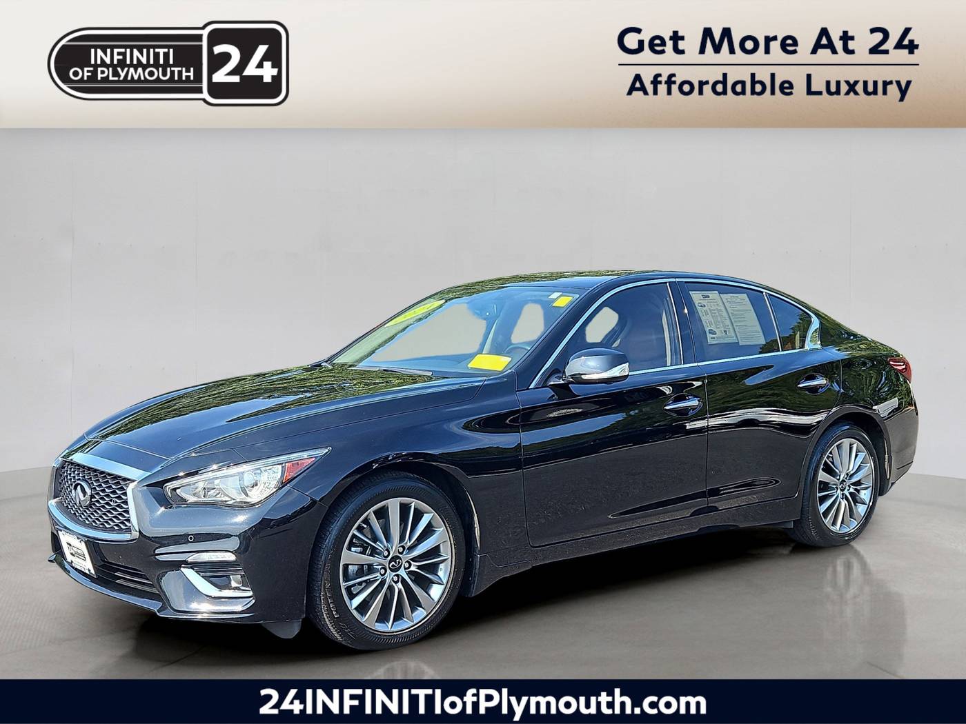 2024 INFINITI Q50 LUXE — Sedan — 21,120 mi — Plymouth, MA