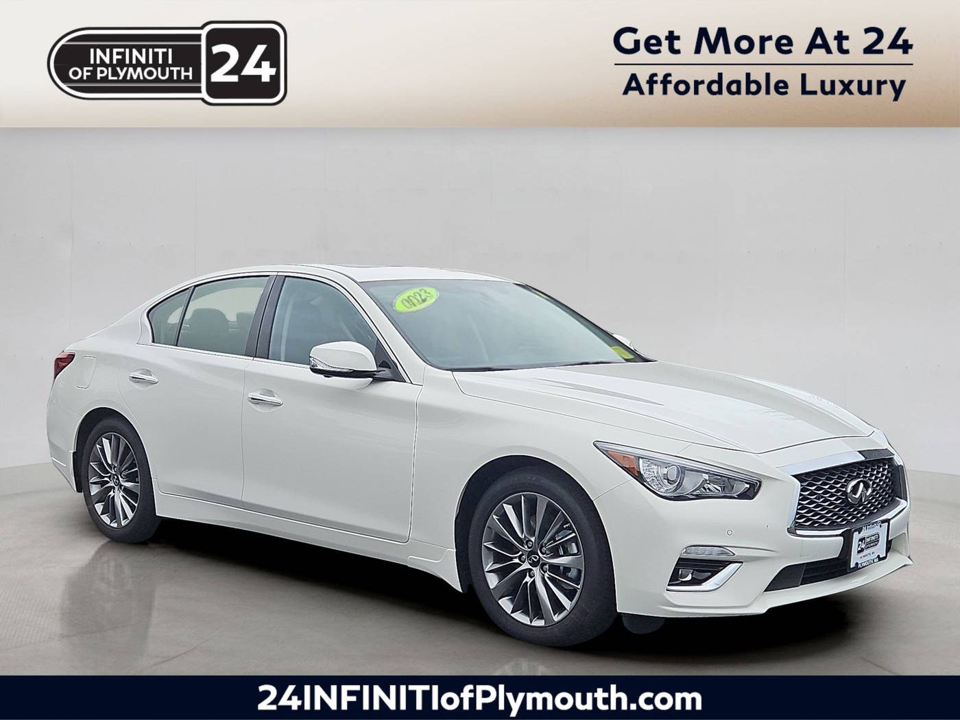 2023 INFINITI Q50 LUXE — Sedan — 3,385 mi — Plymouth, MA