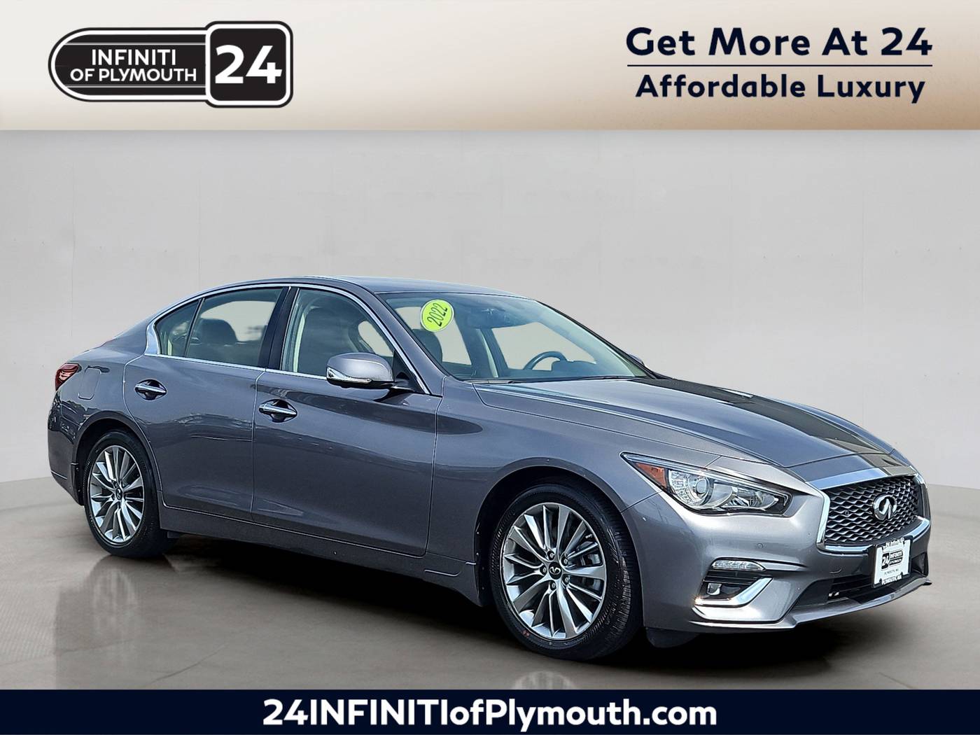2022 INFINITI Q50 LUXE — Sedan — 13,949 mi — Plymouth, MA