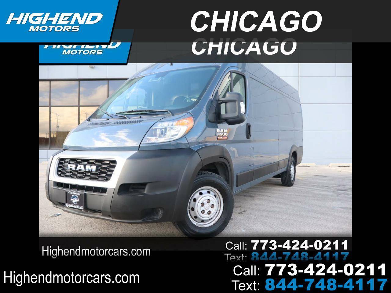 2019 Ram ProMaster Cargo Van 3500 — Cargo Van — 62,412 mi — Chicago, IL