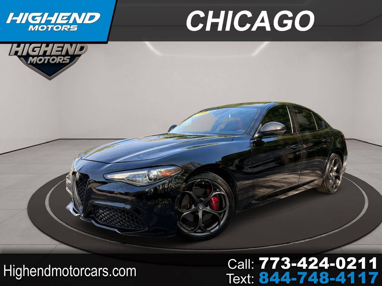 2019 Alfa Romeo Giulia Ti Sport — Sedan — 69,630 mi — Chicago, IL