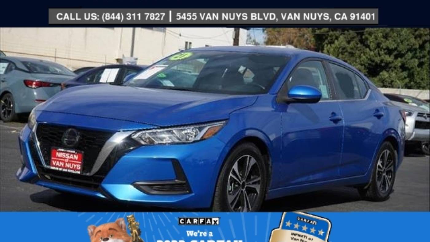 2021 Nissan Sentra SV — Sedan — 65,781 mi — Sherman Oaks, CA